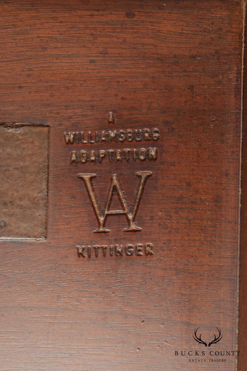 Kittinger Williamsburg Adaptation Mahogany Square Side Table