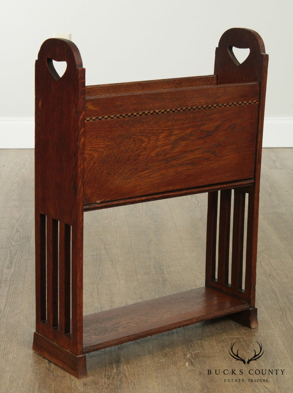 Antique Arts and Crafts Magazine Stand