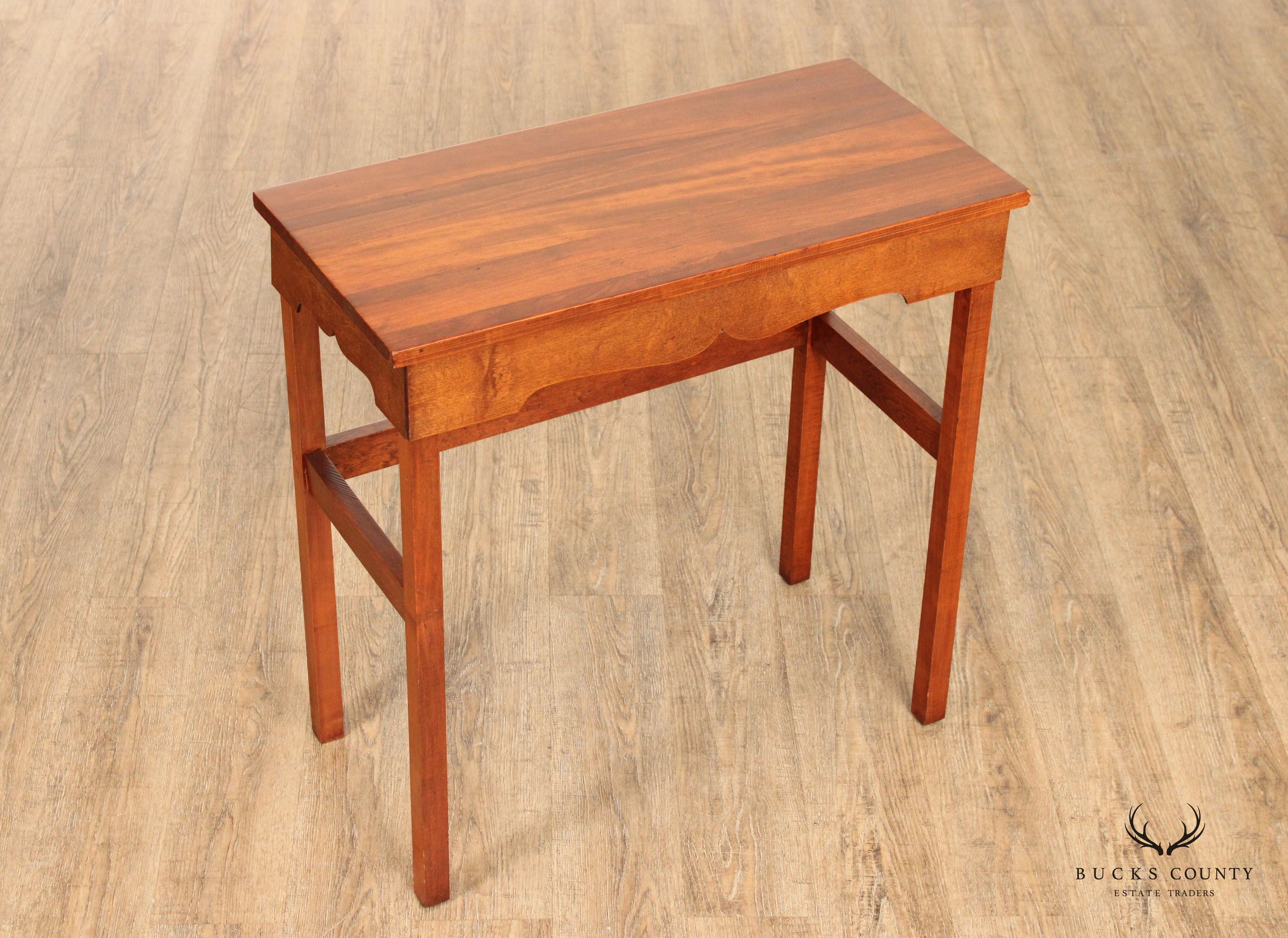 Studio Crafted Traditional Maple Writing Desk