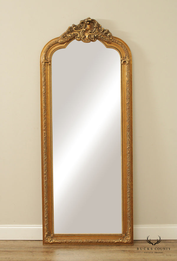 French Louis XV Style Full Length Gily Floor Mirror
