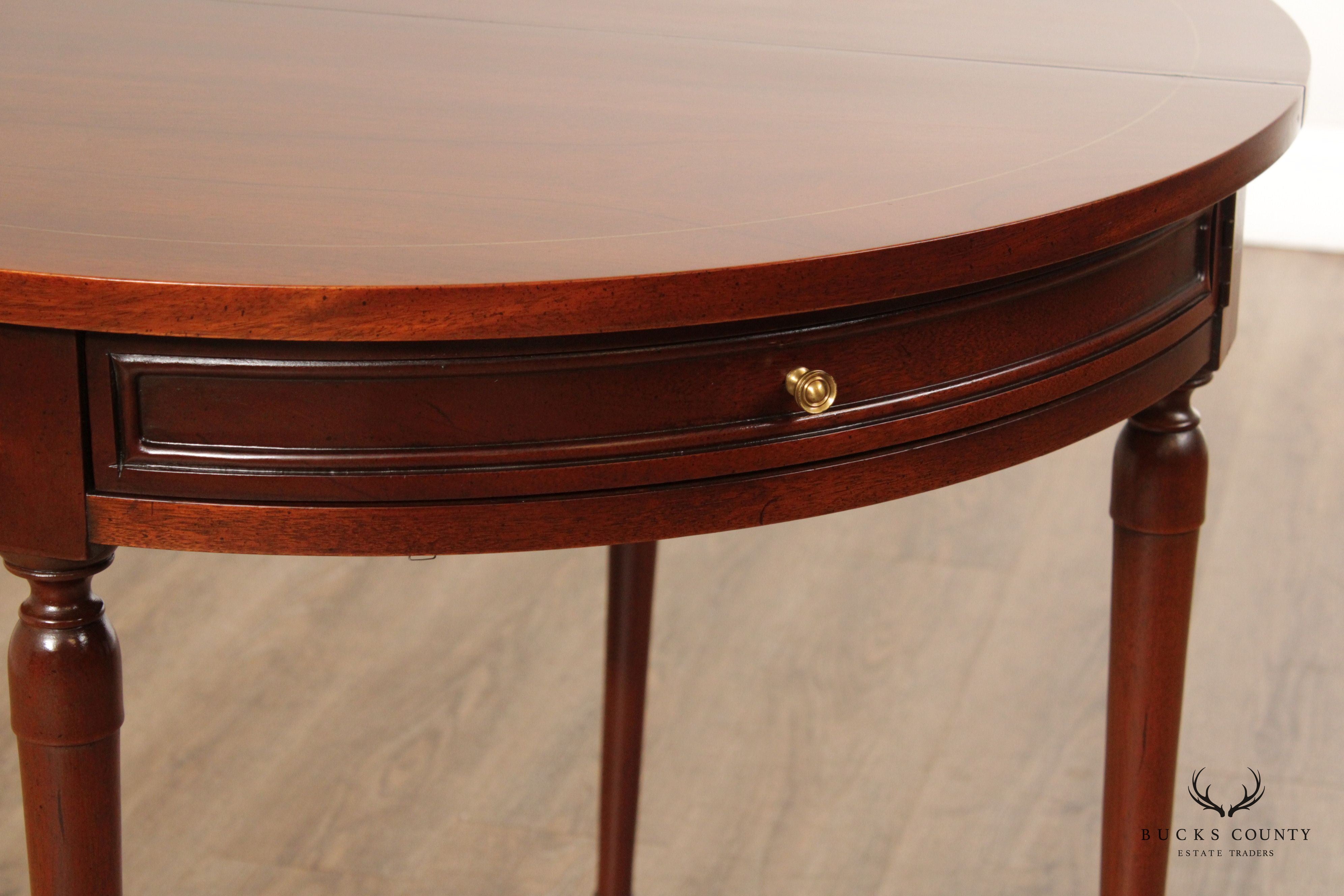 American Sheraton Style Mahogany Flip Top Game Table