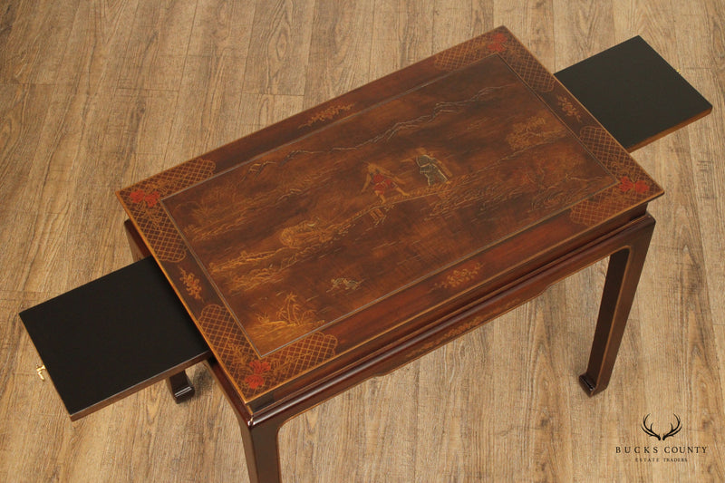 Henredon Chinoiserie Decorated Mahogany Side Table