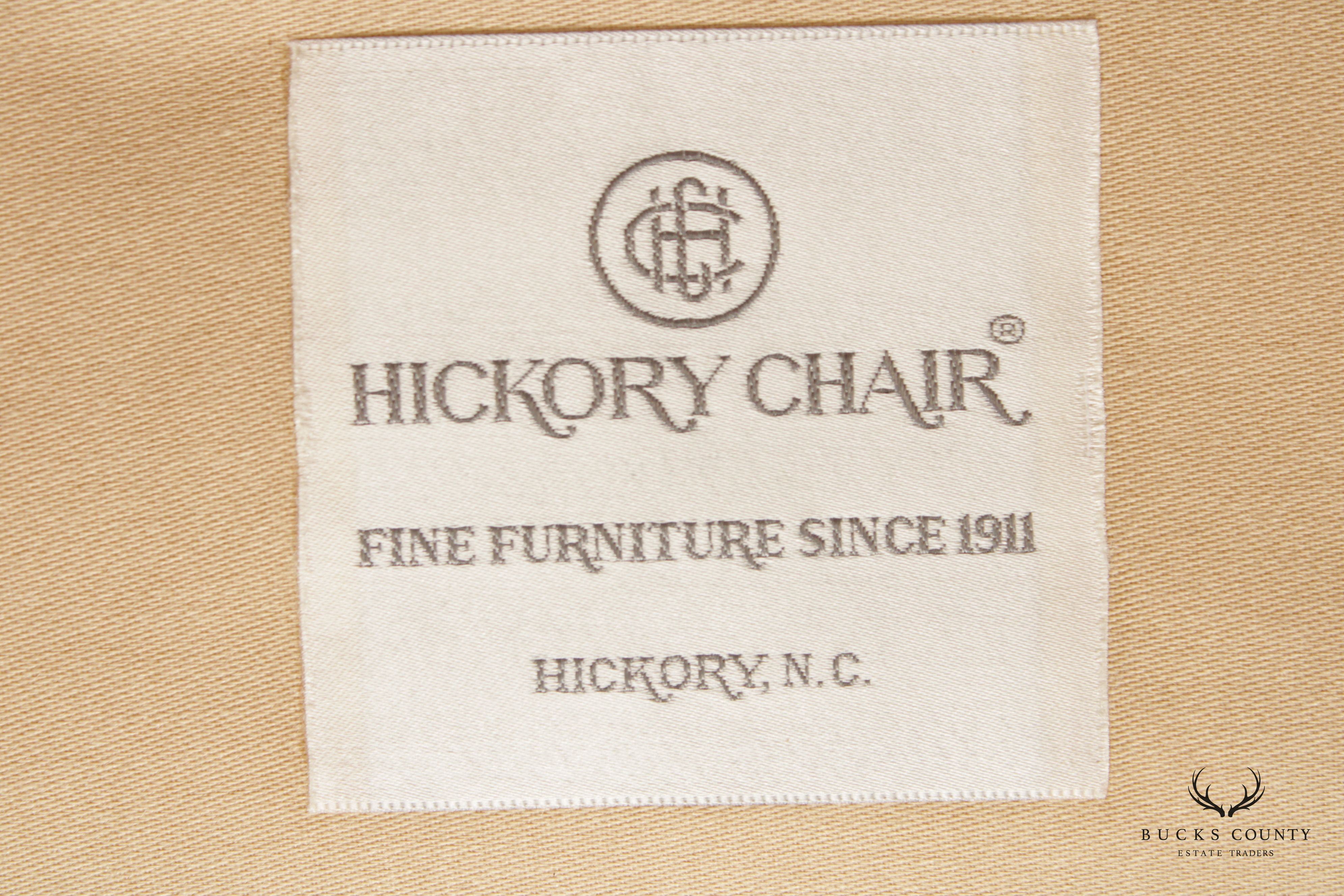 Hickory Chair Chippendale Style Mahogany Wingback Chair