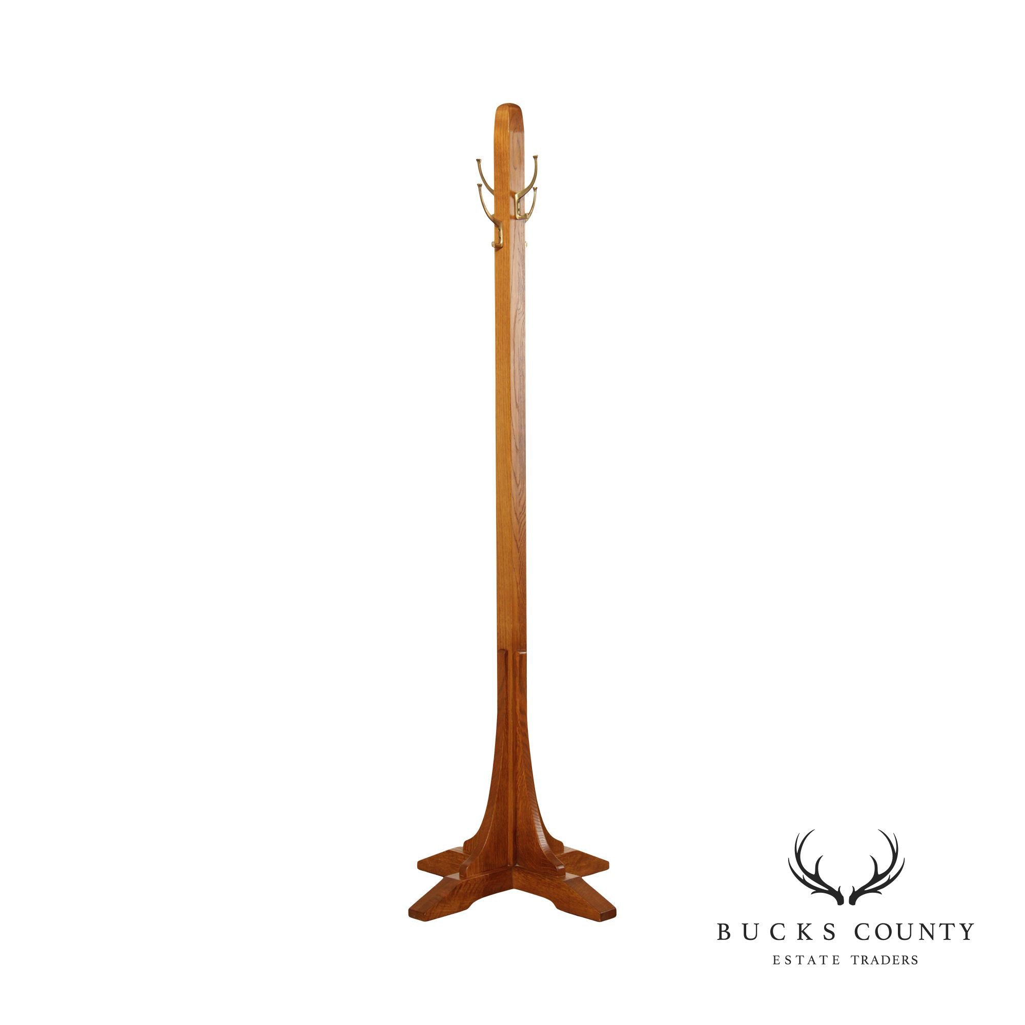 Stickley Mission Collection Oak Single Costumer Coat or Hat Rack