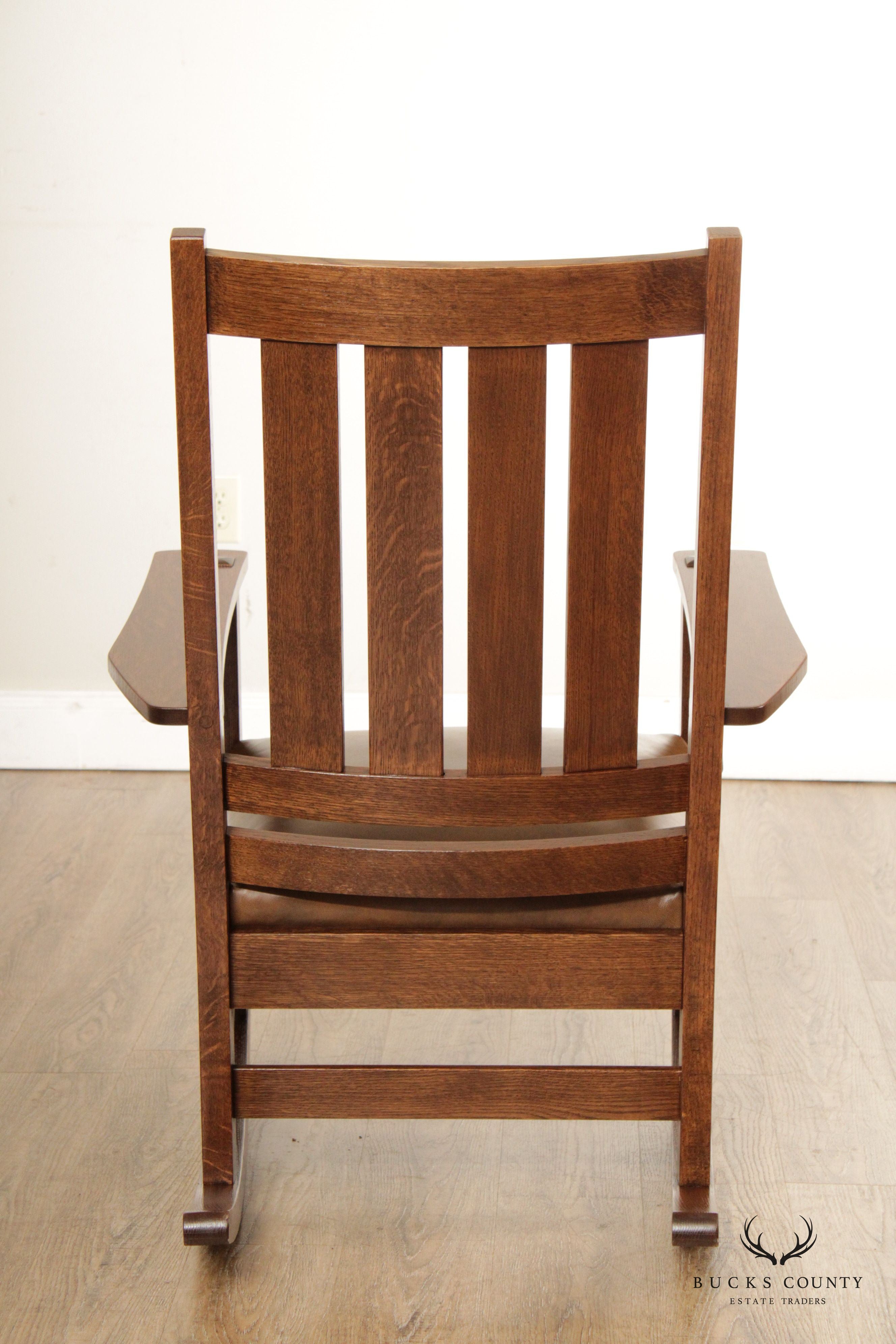 Stickley Mission Collection Oak Chapel Street Rocker