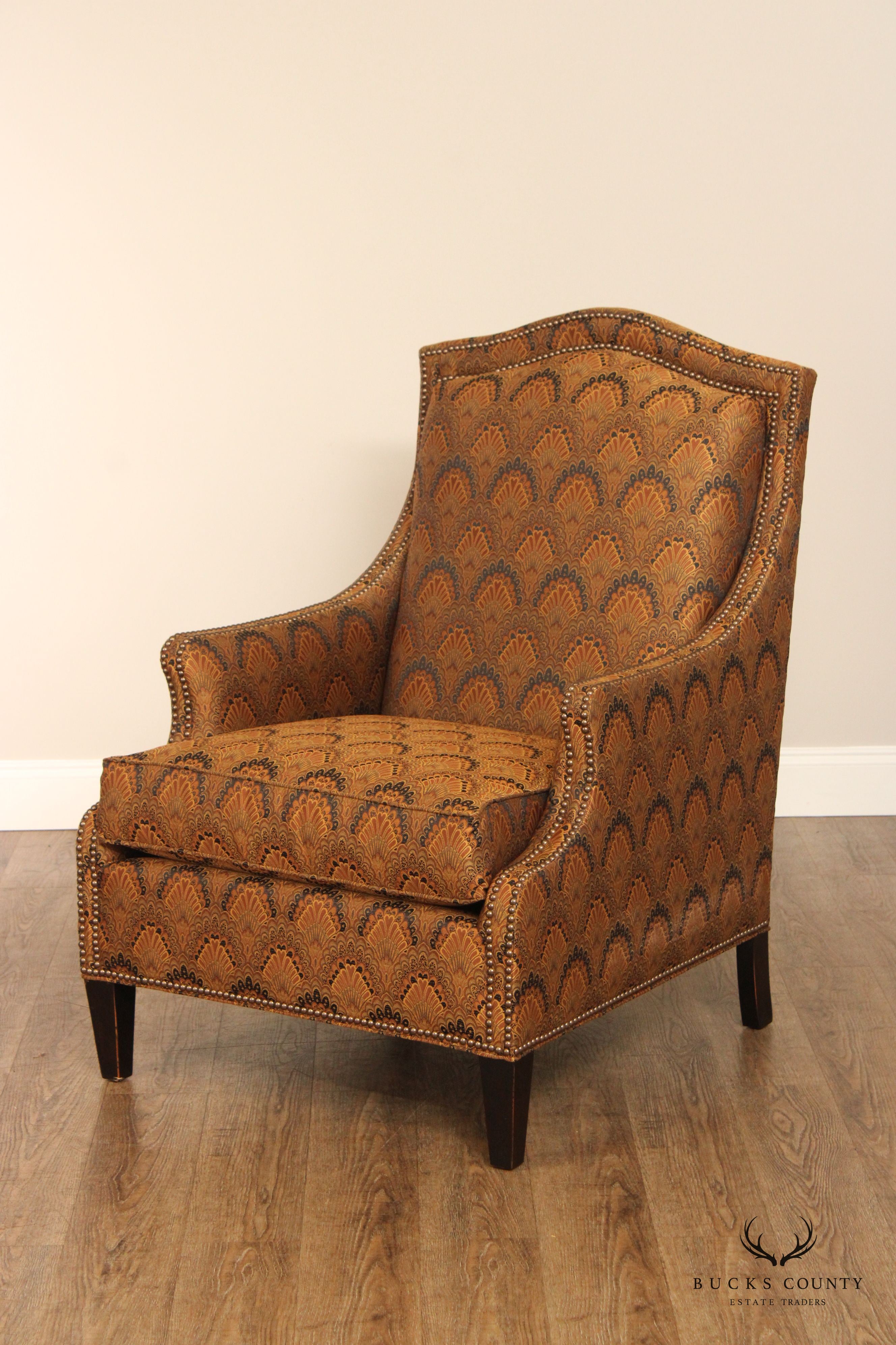 Fairfield Transitional Style Lounge Armchair