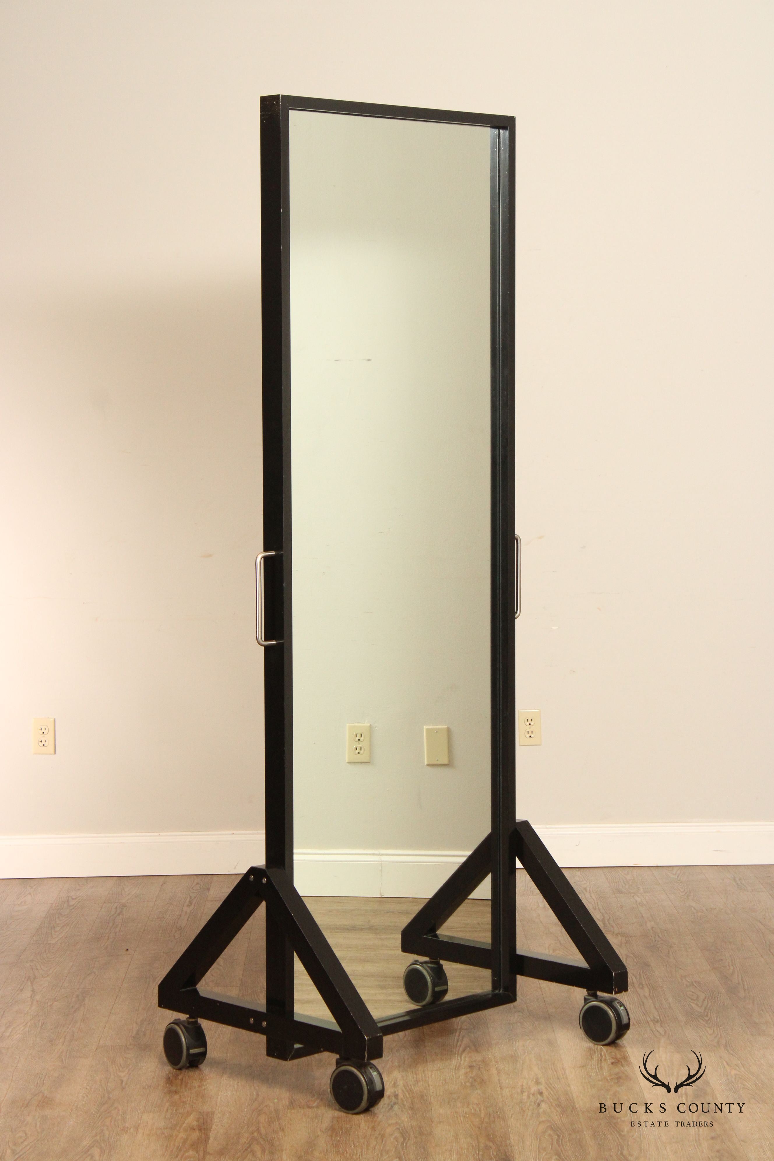 Industrial Style Oversized Floor Mirror