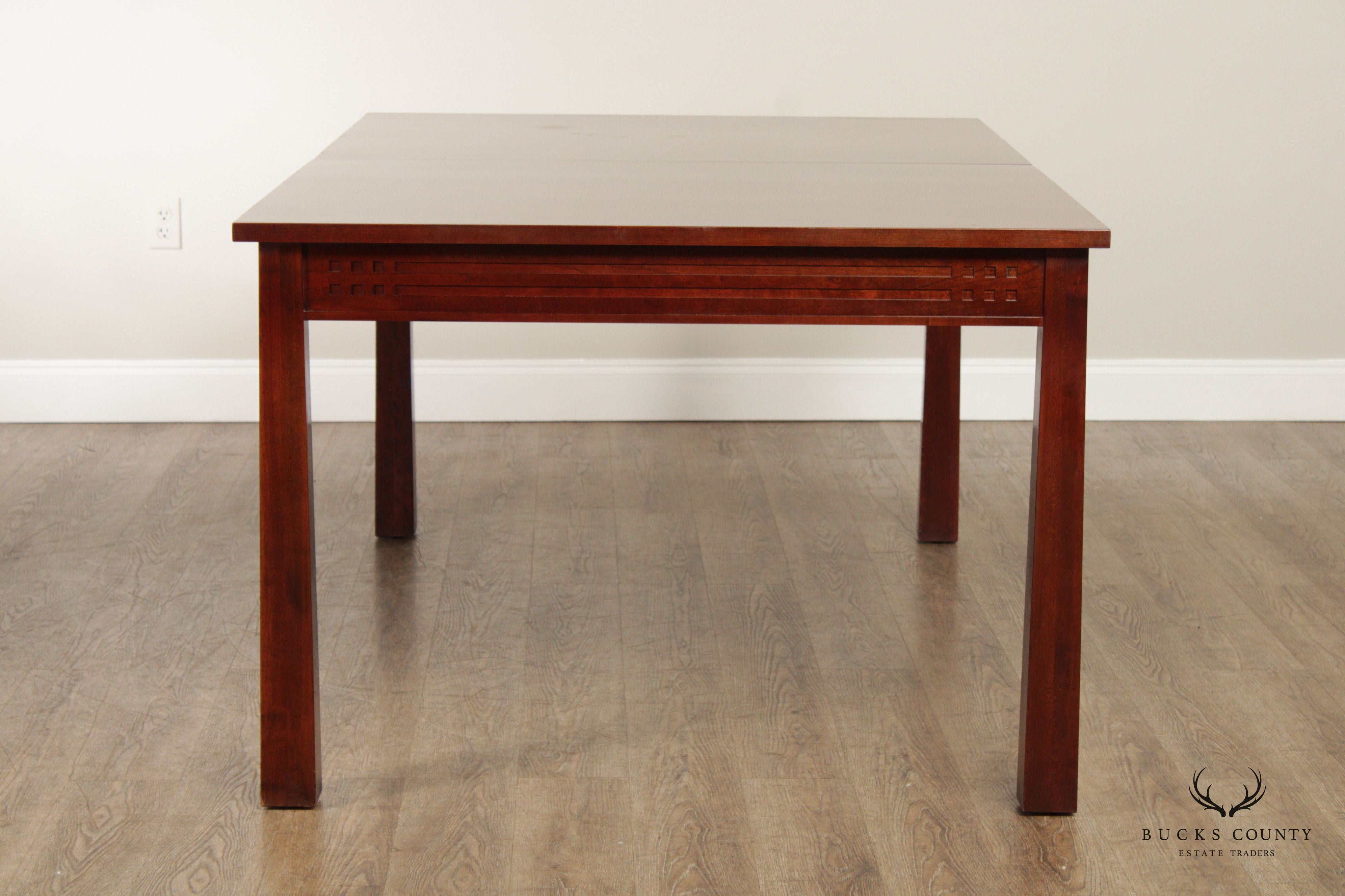 Stickley Edinburgh Collection Cherry Expandable Glasgow Dining Table