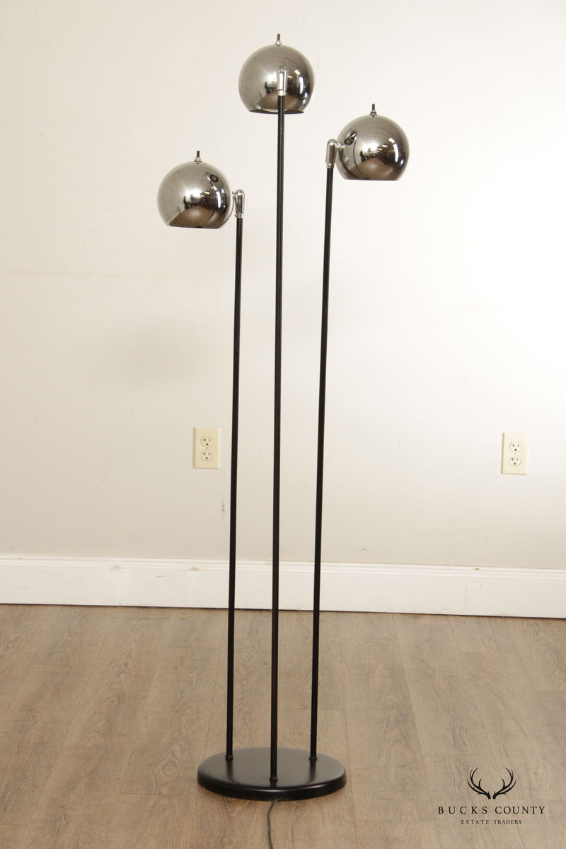 Mid Century Modern Chrome Ball Floor Lamp