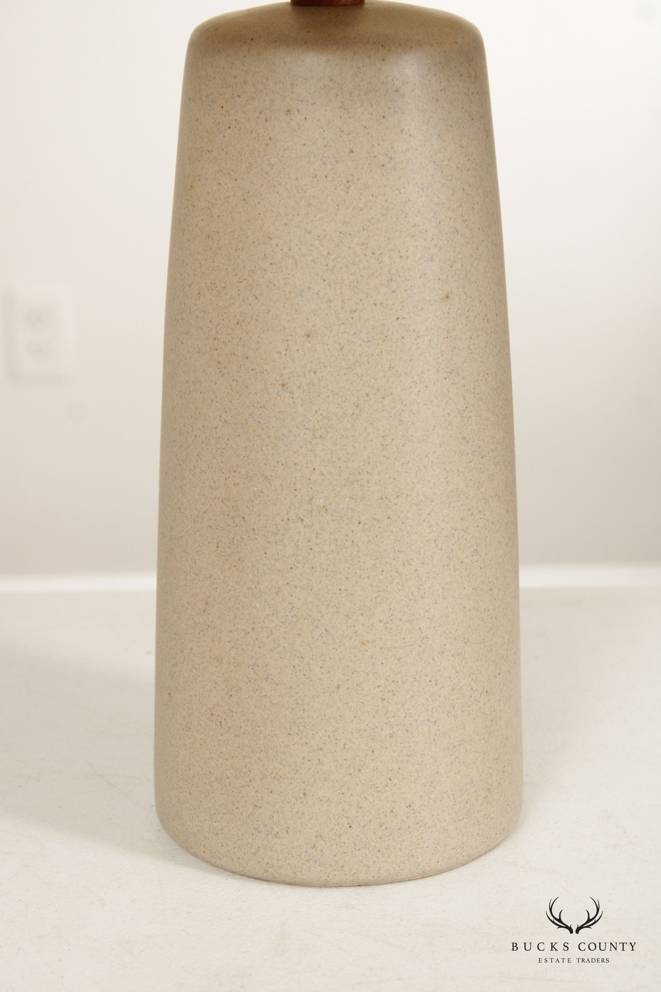 Jane and Gordon Martz Mid Century Modern Glazed Stoneware Table Lamp