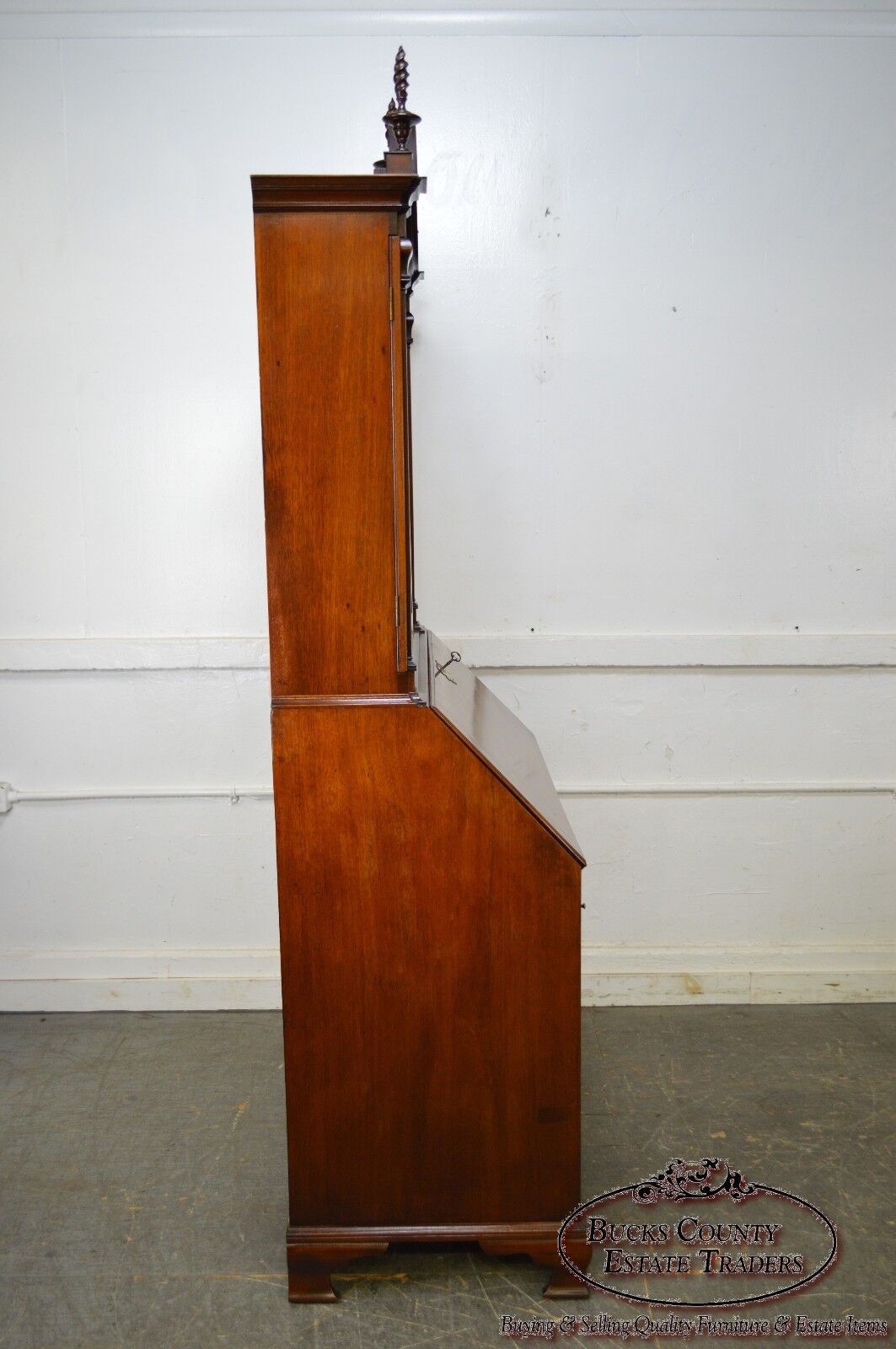 Chippendale Style 18th Century Mahogany Secretary Desk