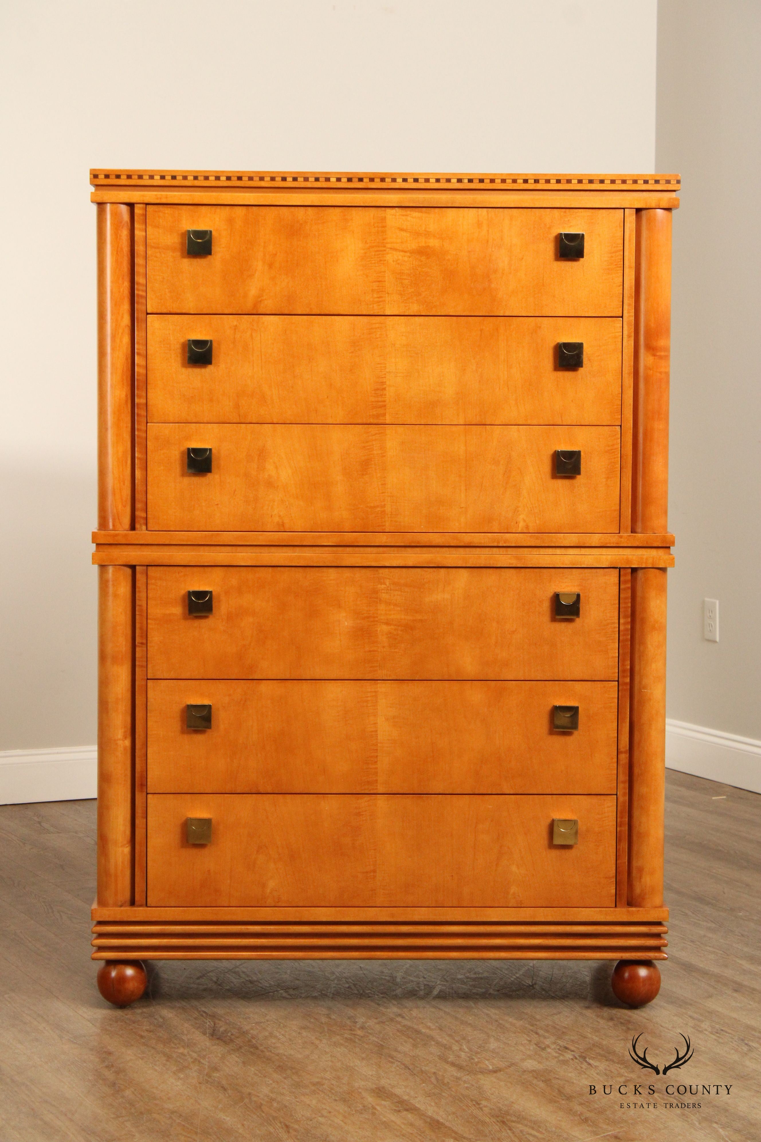 Hickory White Genesis Collection Biedermeier Style Tall Chest