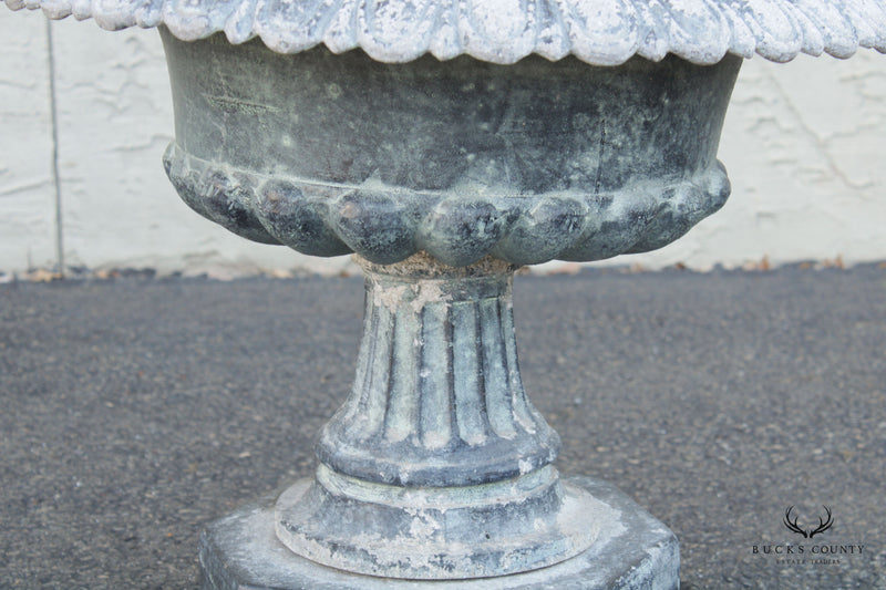 Neoclassical Style Cast Iron Putti Garden Fountain