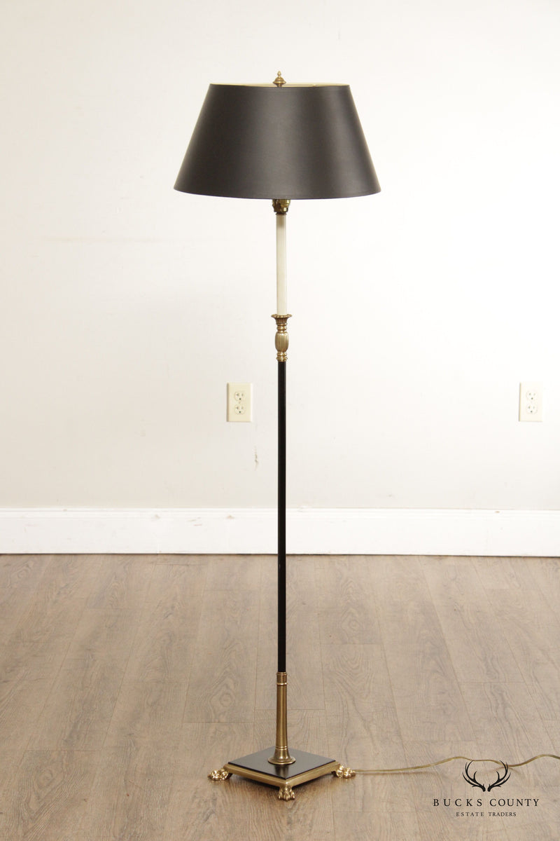 Maitland Smith Empire Style Mahogany Brass Floor Lamp with Shade – Bucks  County Estate Traders