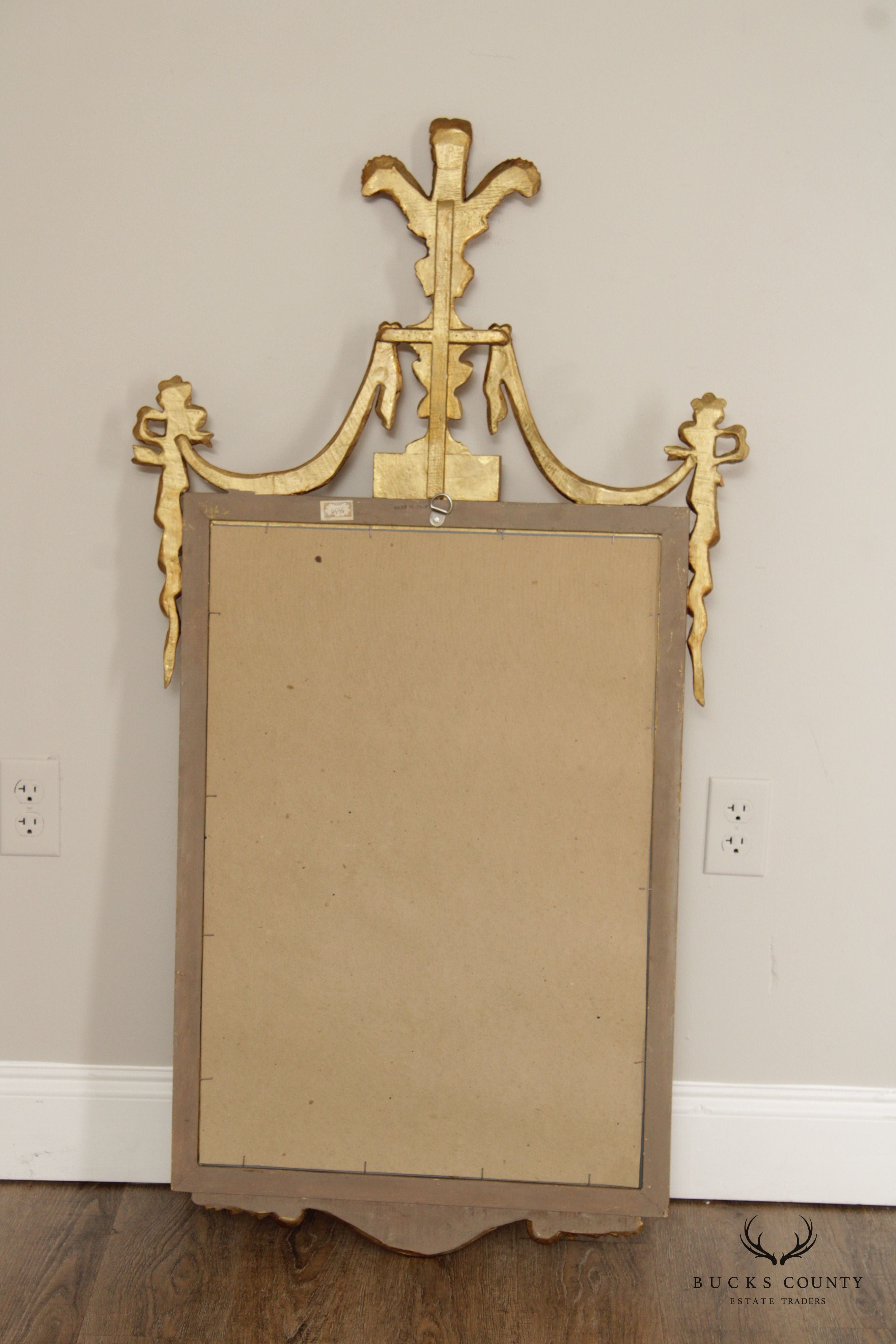 Adams Style Giltwood Frame Wall Mirror