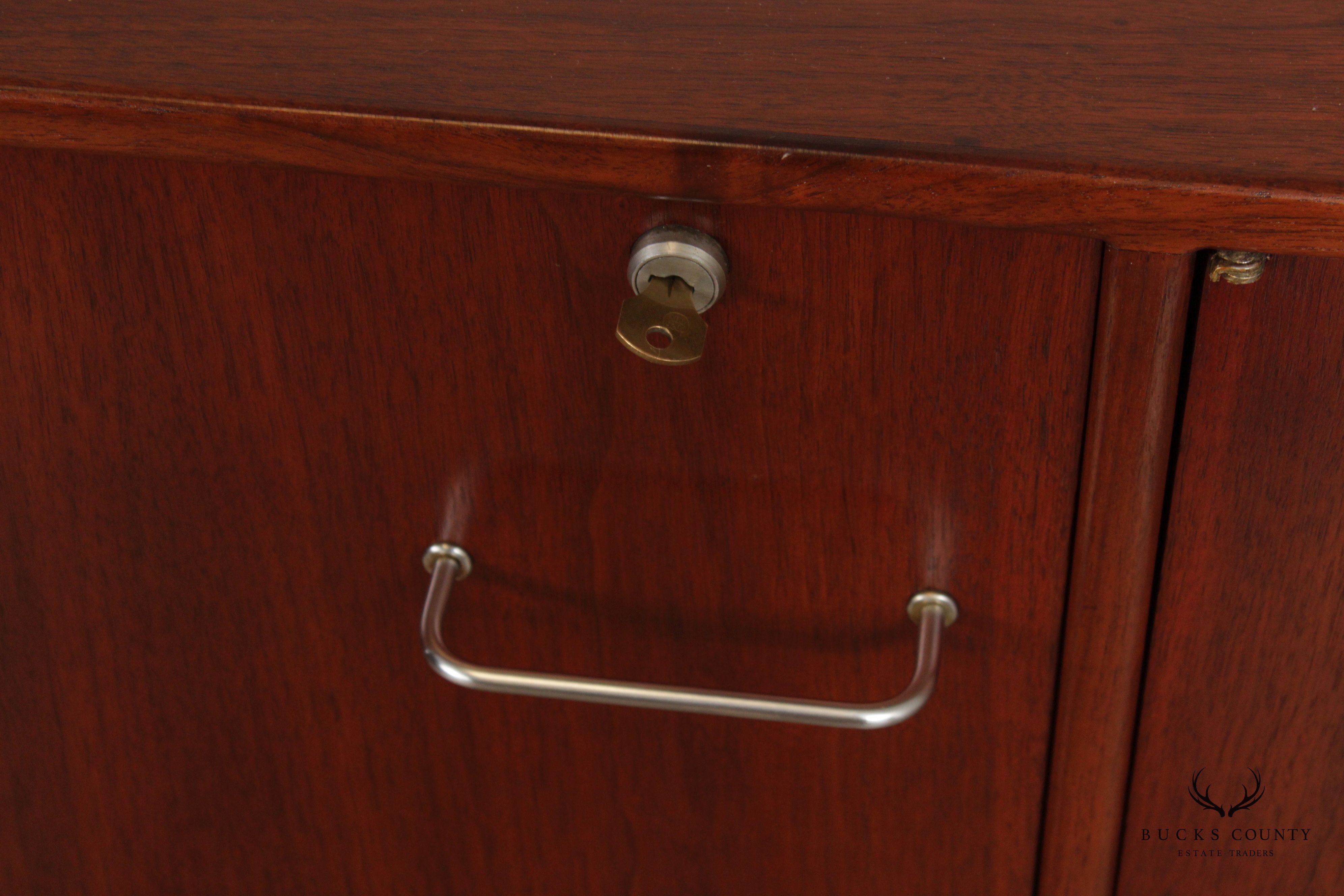 Jens Risom Mid century Modern Walnut Credenza Sideboard