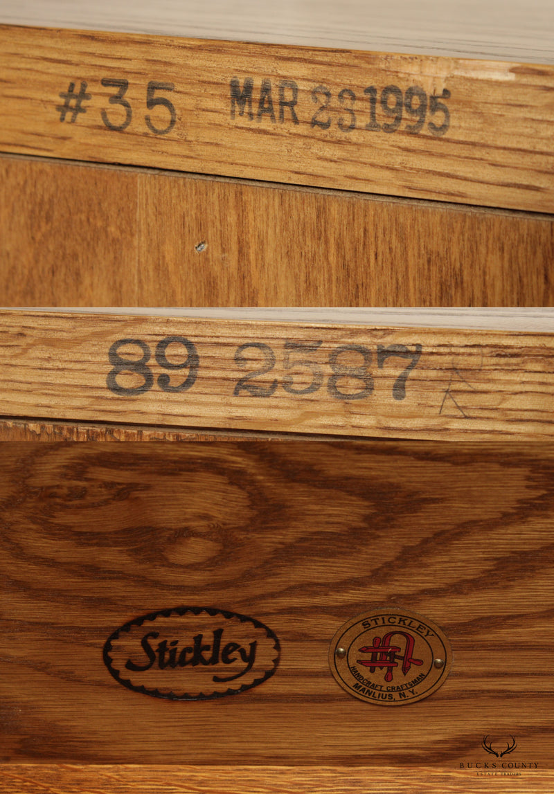 Stickley Mission Collection Oak Bookcase Hutch Top