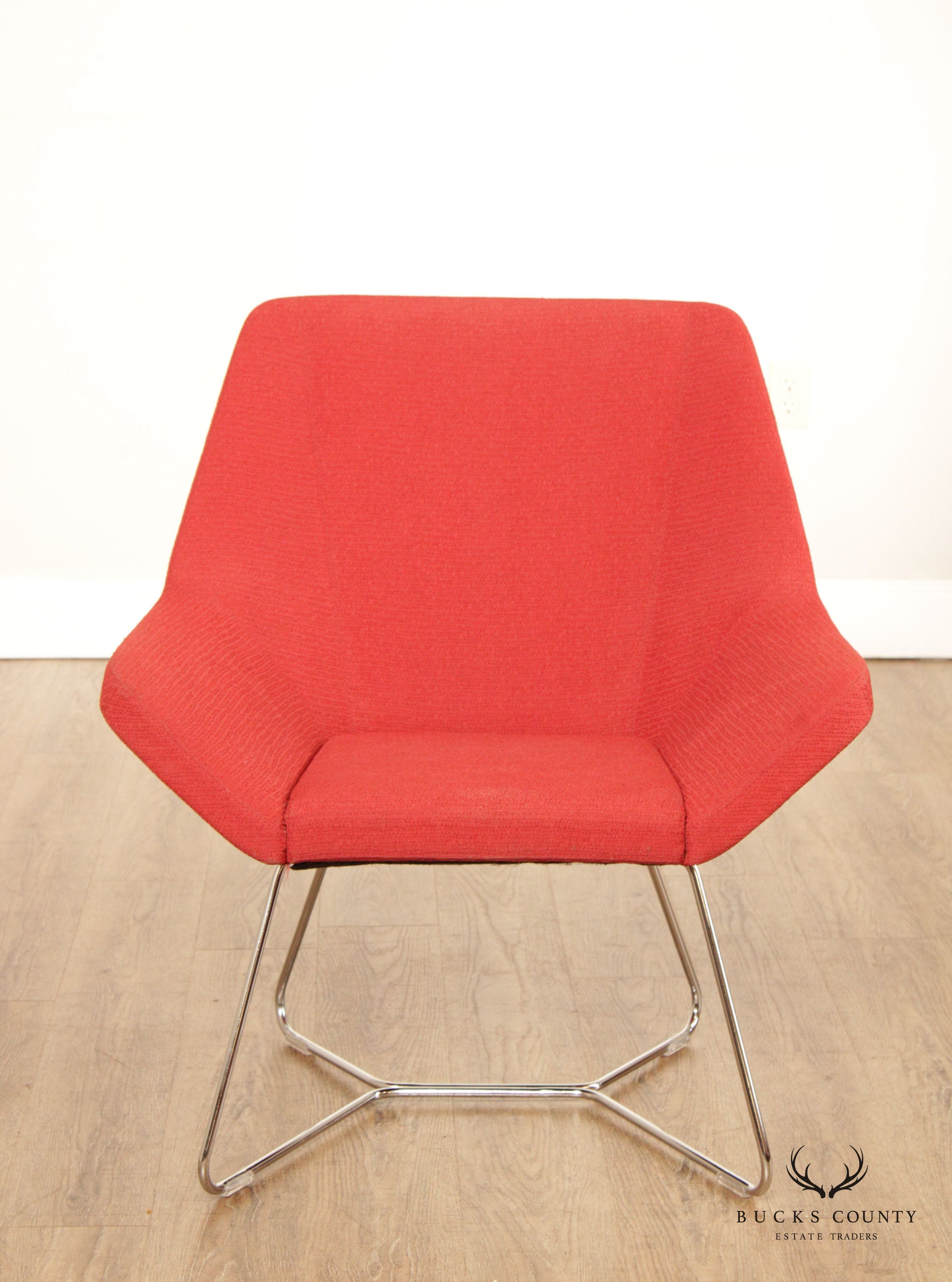 Keilhauer Mid Century Modern Style Pair of 'Cahoots' Lounge Chairs