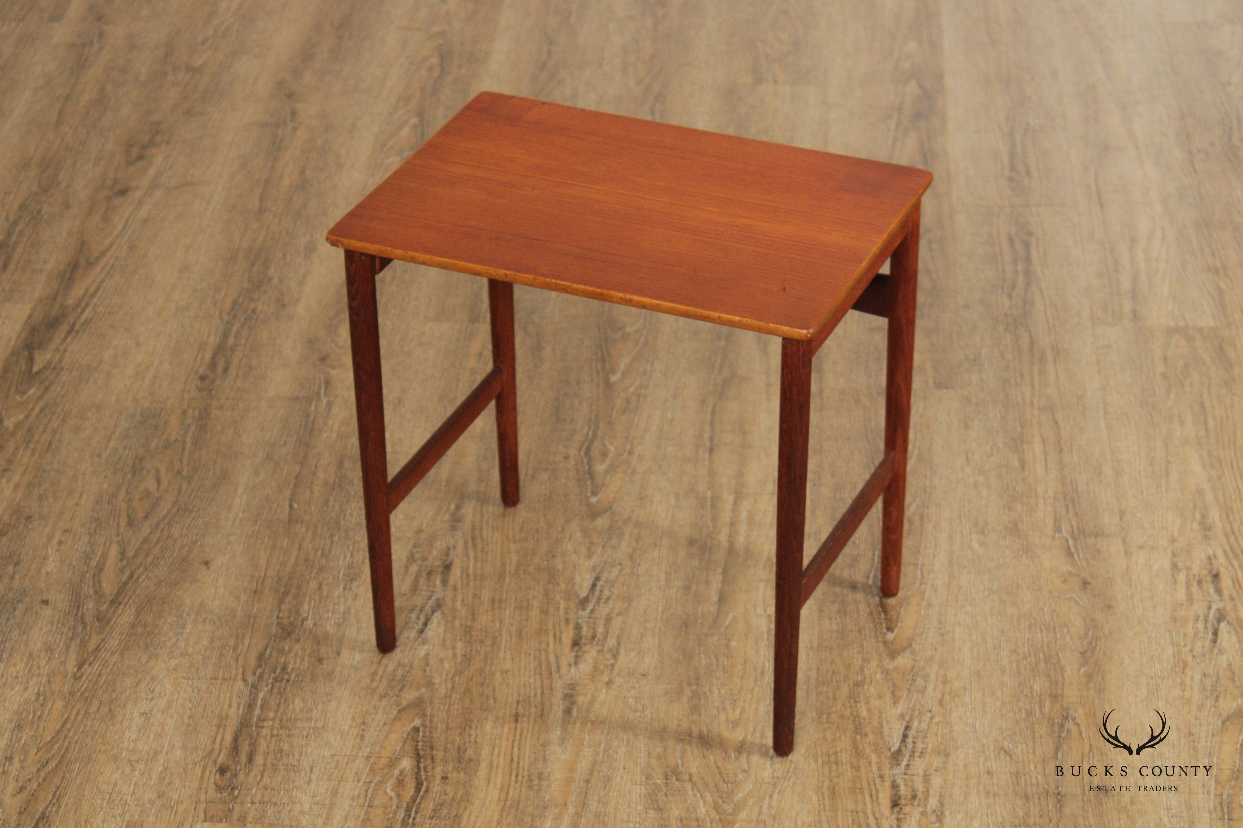 Illums Bolighus, Danish Modern set of three teak nesting tables