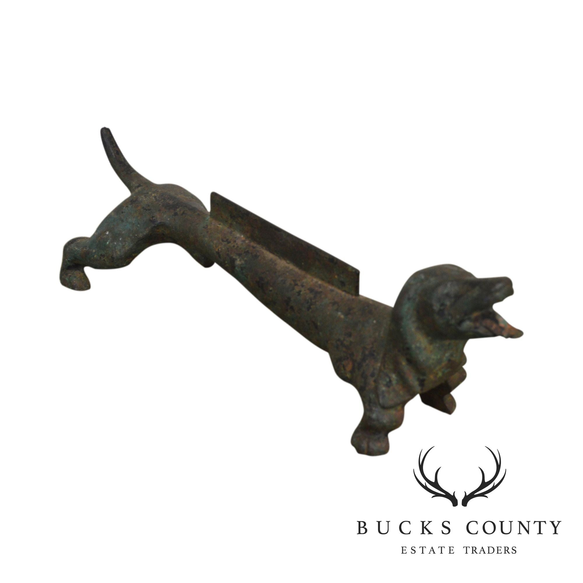 Cast Iron Antique Dachshund Dog Boot Scraper