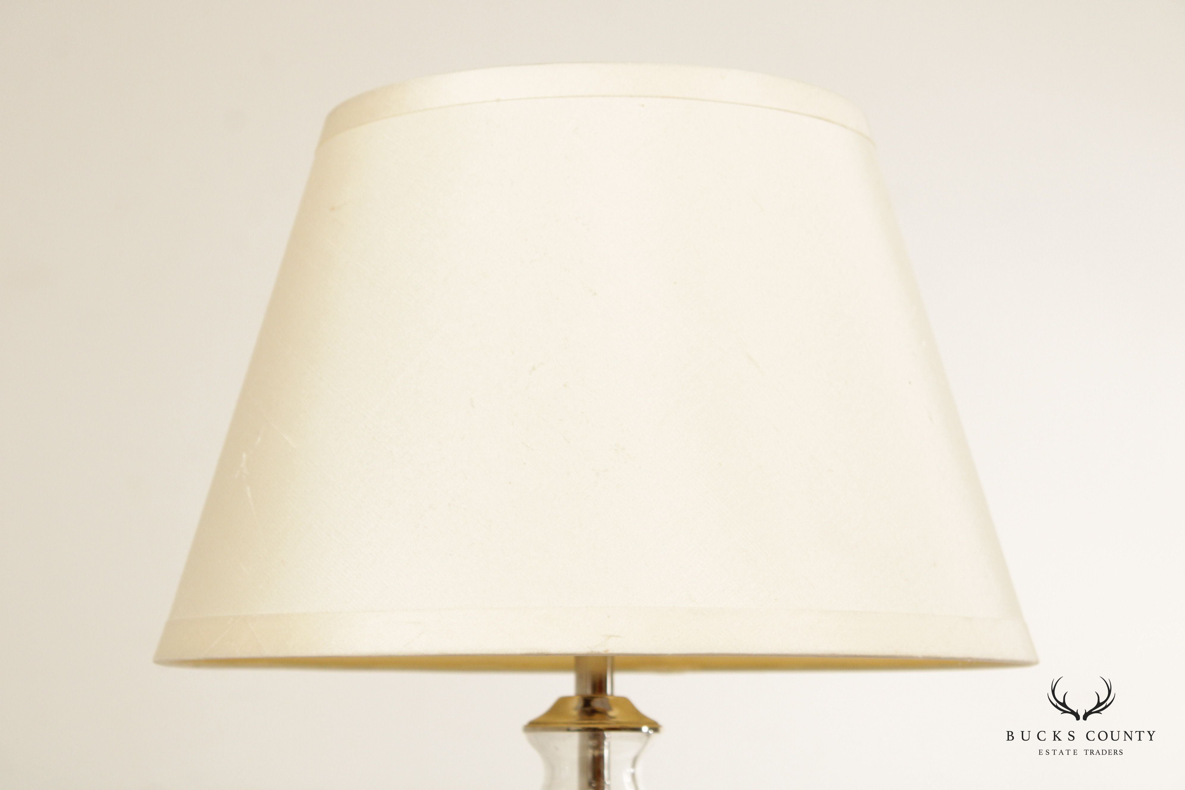 Restoration Hardware Glass Column Table Lamp