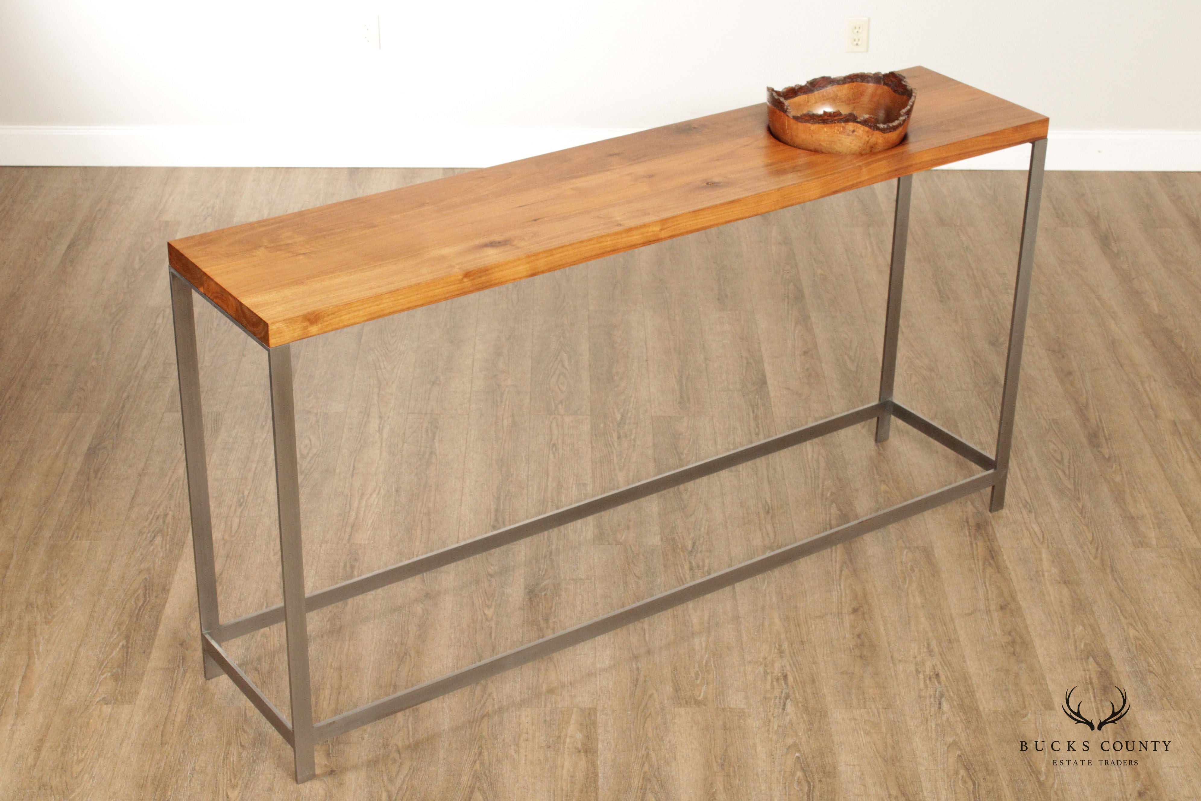 Studio Crafted 72-Inch Black Walnut Console Table