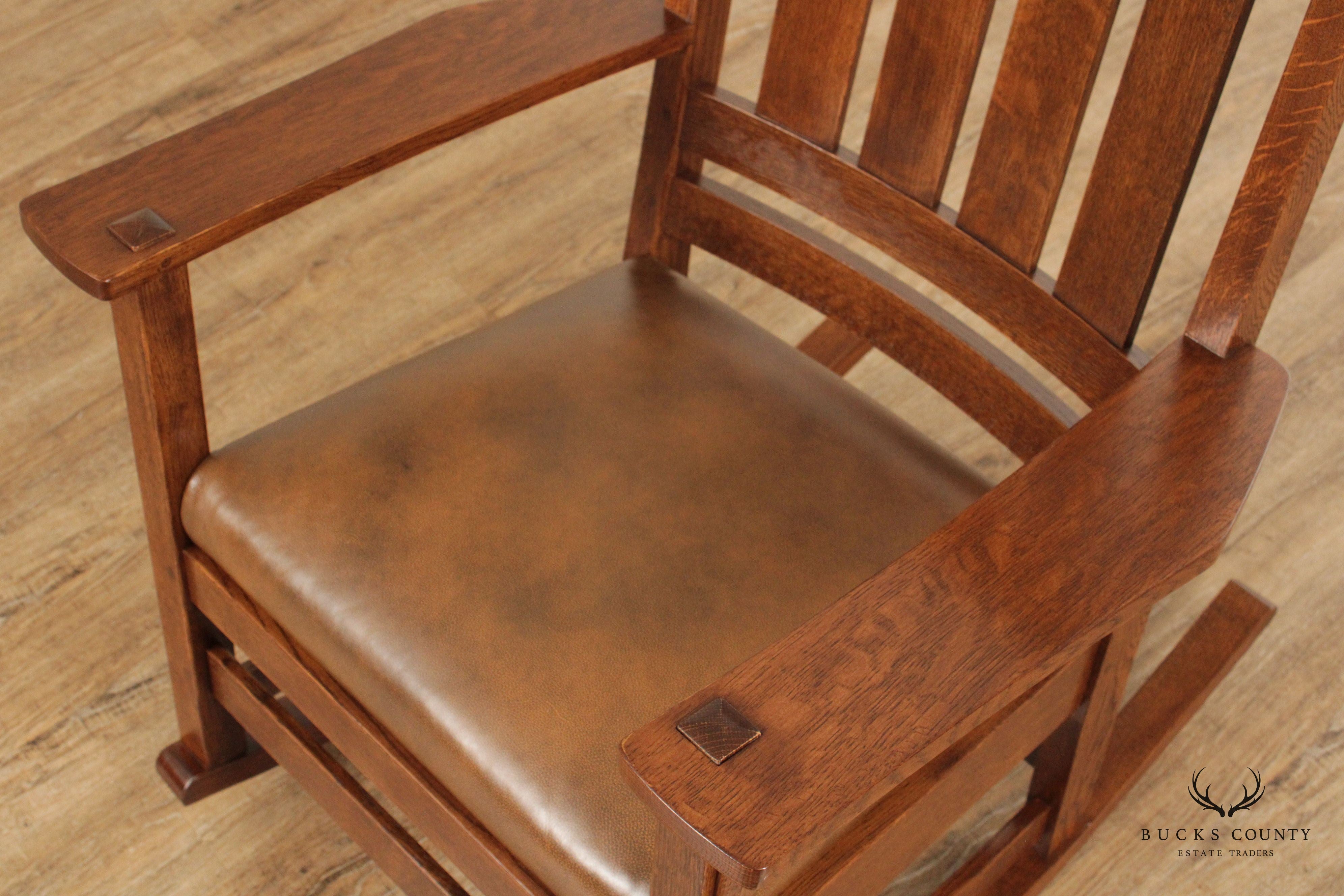 Stickley Mission Collection Oak Chapel Street Rocker