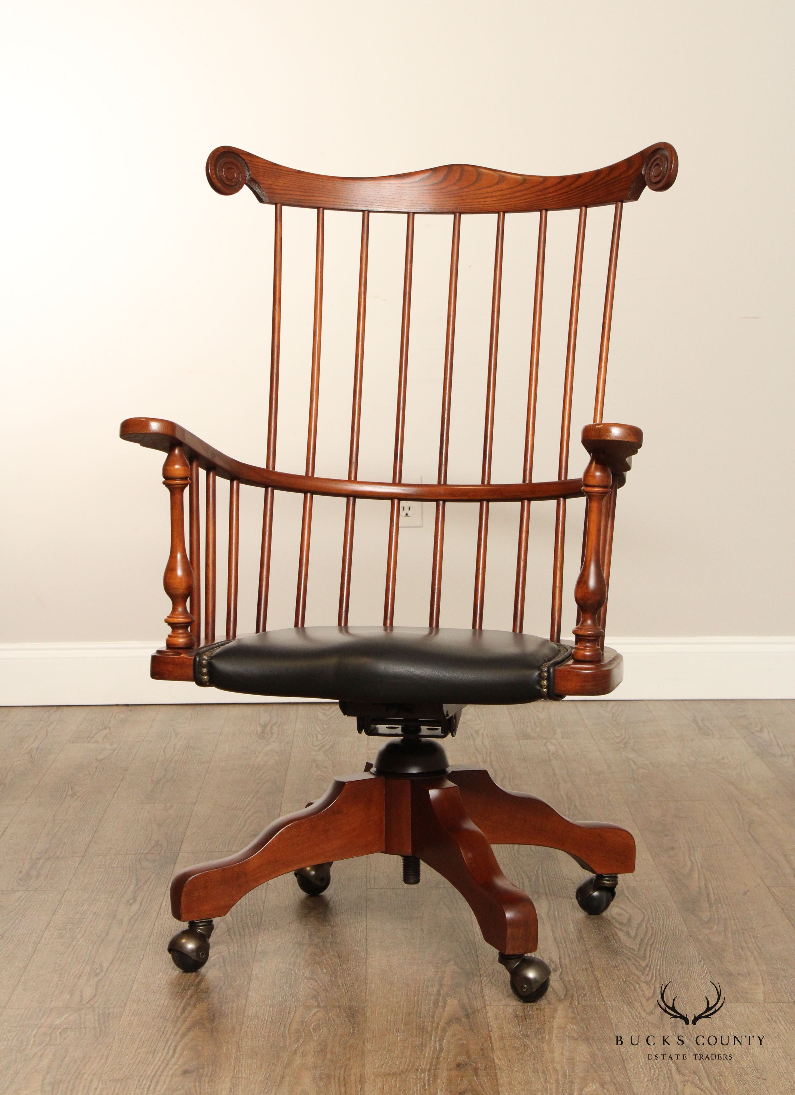 Frederick Duckloe Comb Back Windsor Office Desk Chair