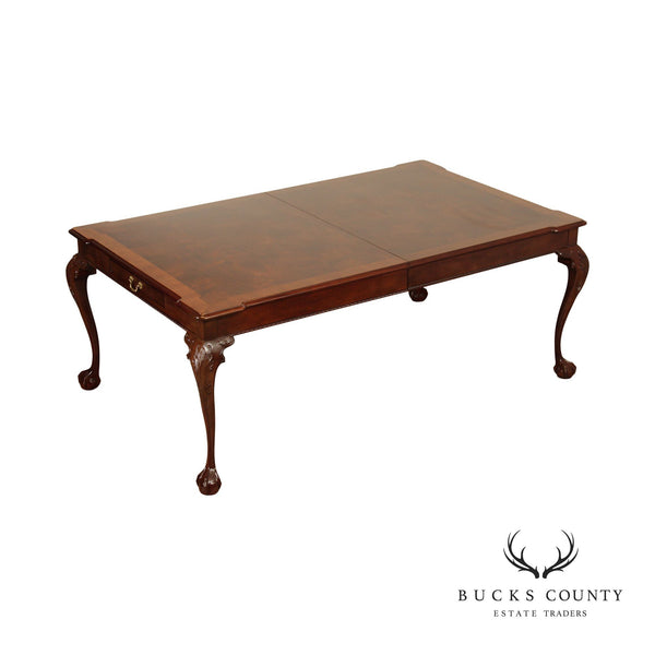 Henredon Rittenhouse Collection Chippendale Style Mahogany Dining Table