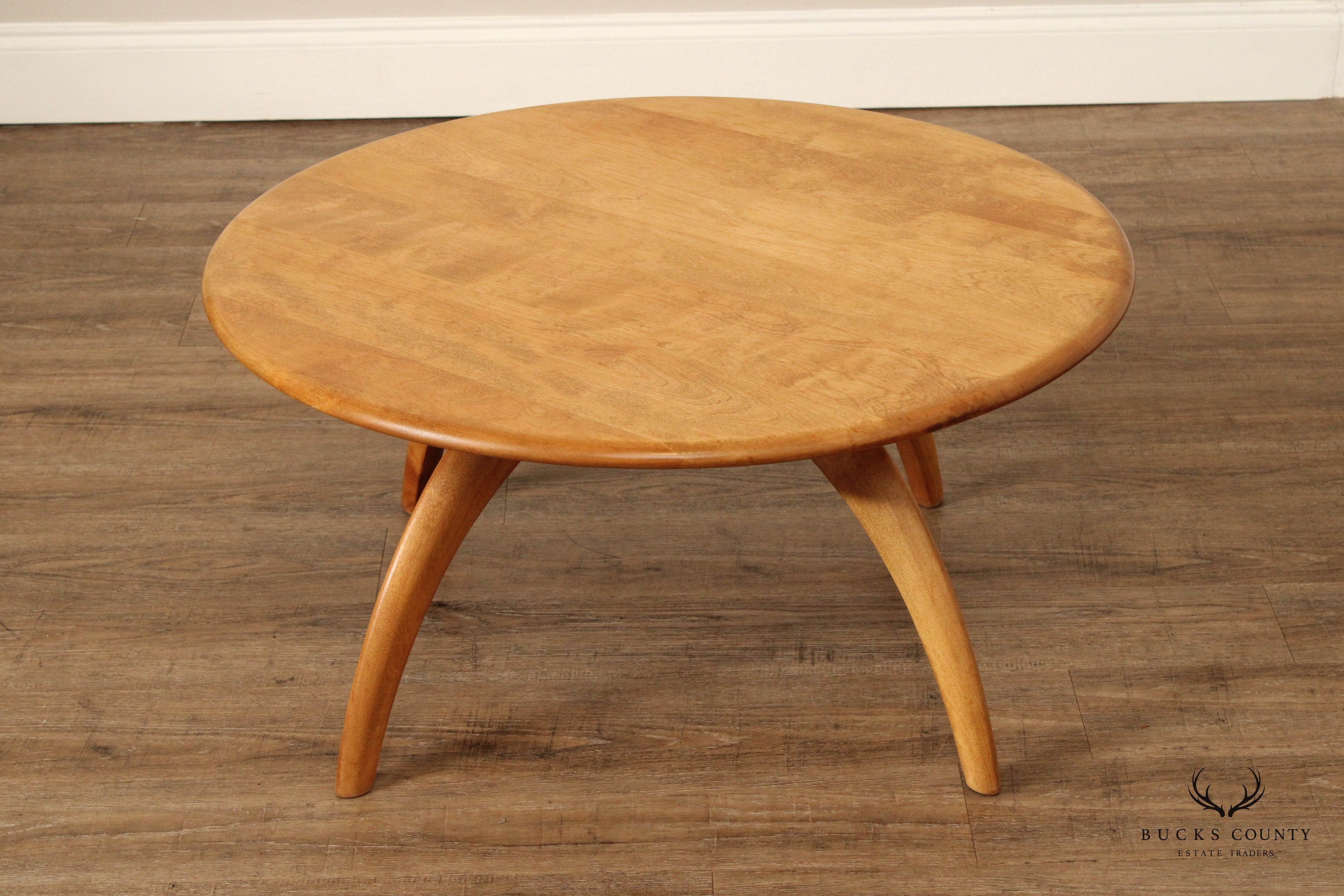 Heywood Wakefield Mid Century Modern Lazy Susan Cocktail Table