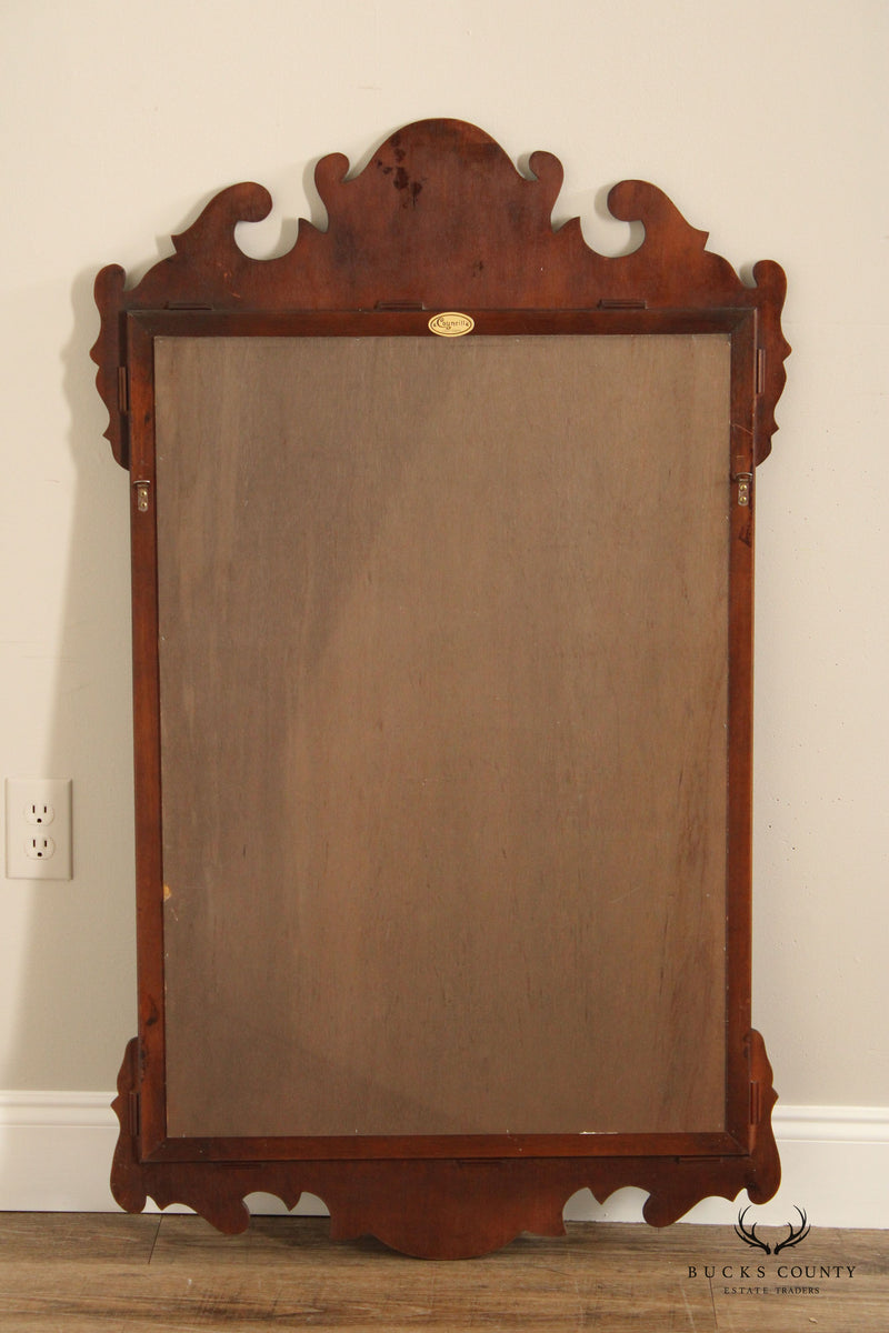 Councill Craftsmen Chippendale Style Mahogany Beveled Wall Mirror