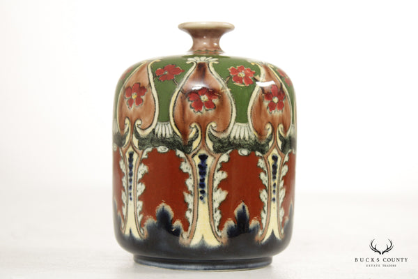Royal Bonn Art Nouveau 'Old Dutch' Hand-Painted Vase