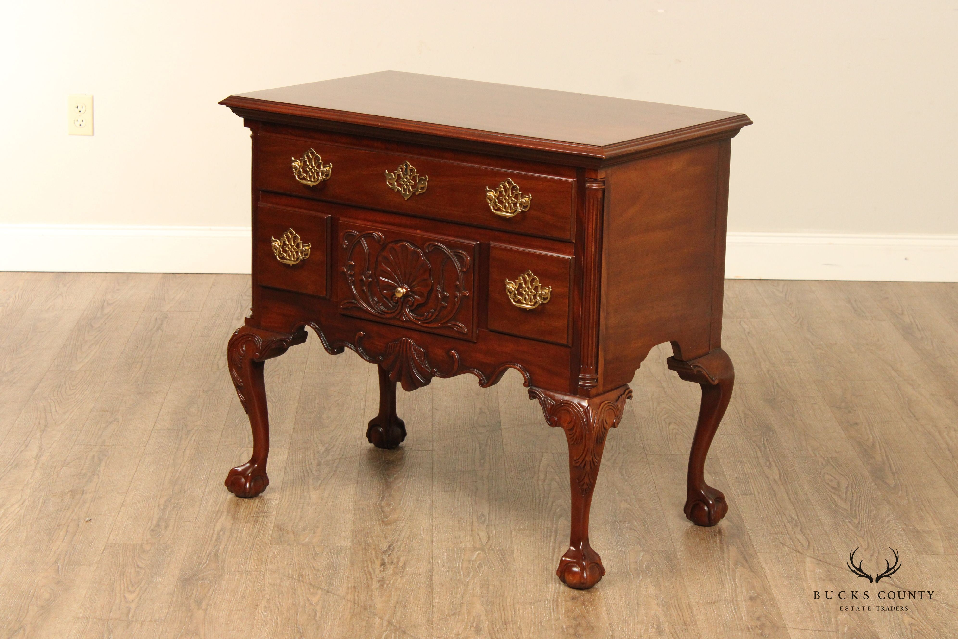 Councill Craftsmen Chippendale Style Mahogany Lowboy