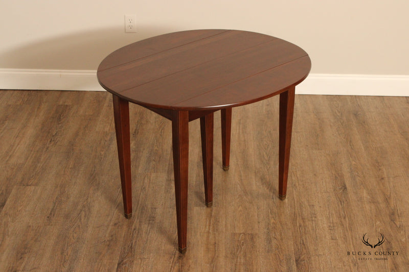 Kling Solid Cherry Vintage Drop Leaf Expandable Pembroke Dining Table With 4 Leaves