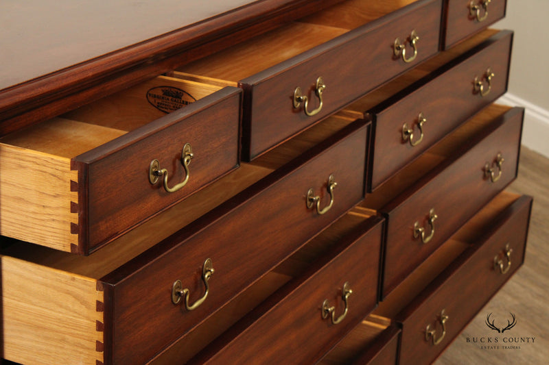 Henkel Harris Chippendale Style Mahogany Dresser
