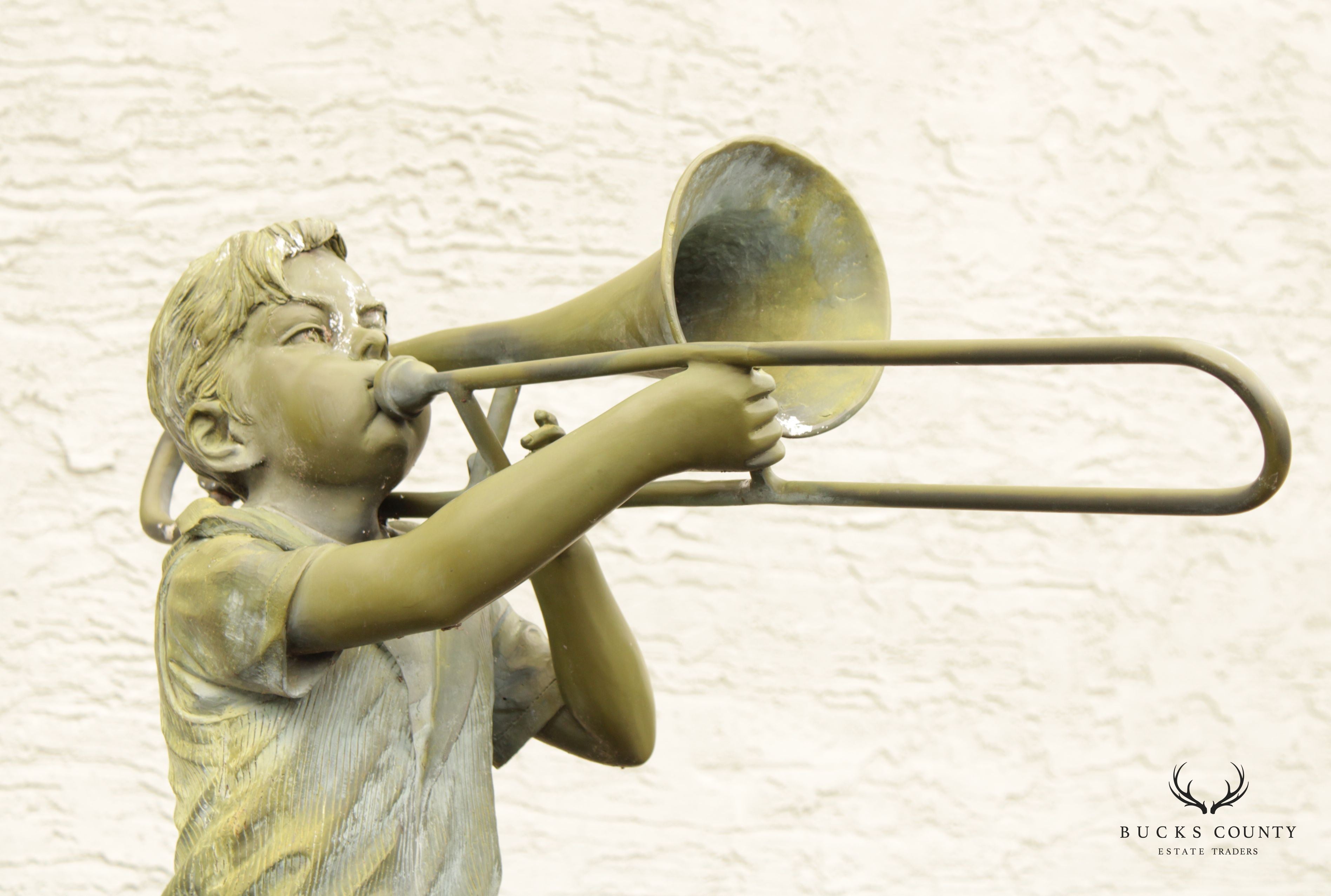 Jim Davidson Children's Band Bronze Monumental Outdoor Sculpture