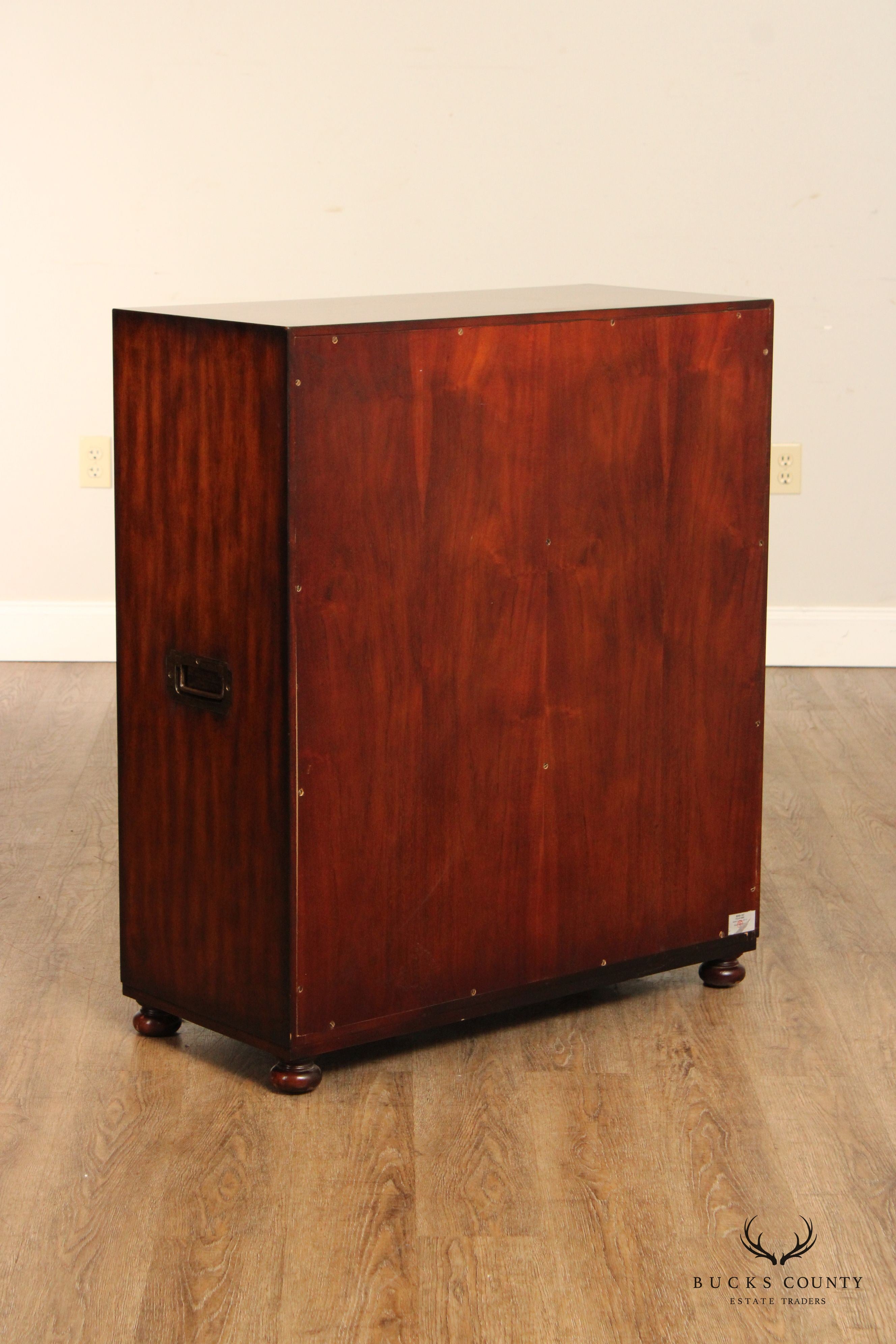 Theodore Alexander Campaign Style 'Subaltern's Chest' File Cabinet