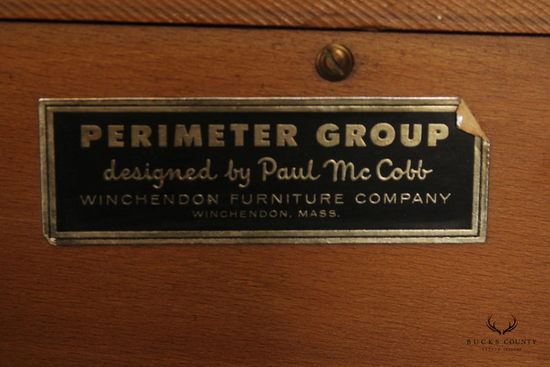 Paul McCobb Mid Century Modern Sliding Door Sideboard Credenza