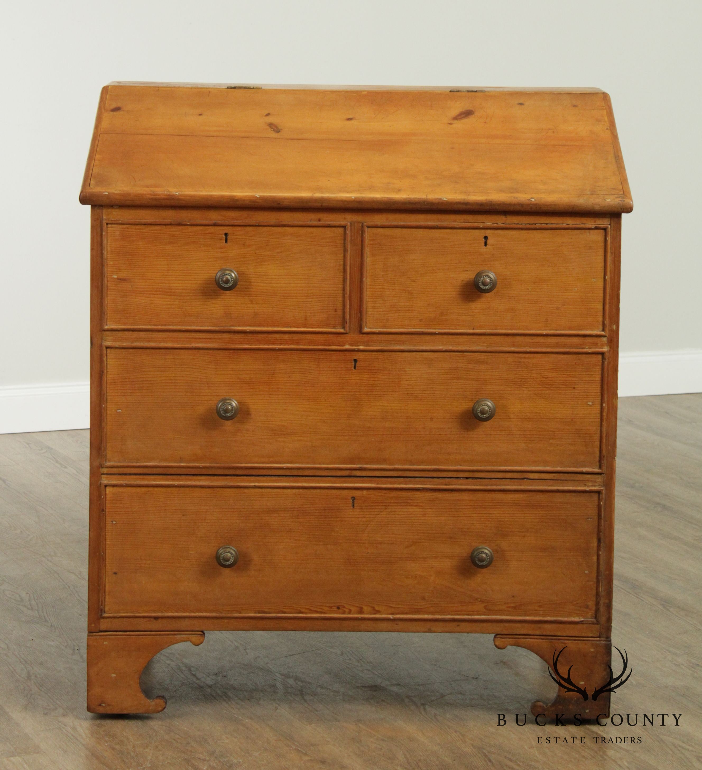 Antique 19th Century American Pine Sugar Chest