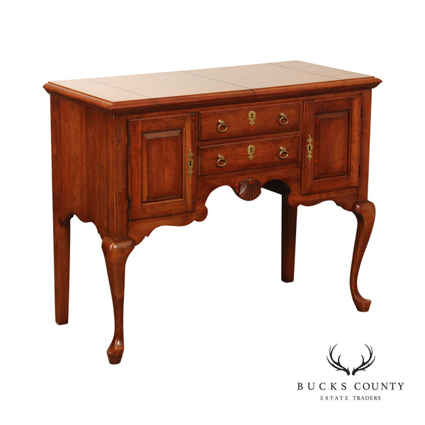 PENNSYLVANIA HOUSE QUEEN ANNE STYLE CHERRY FLIP TOP SIDEBOARD