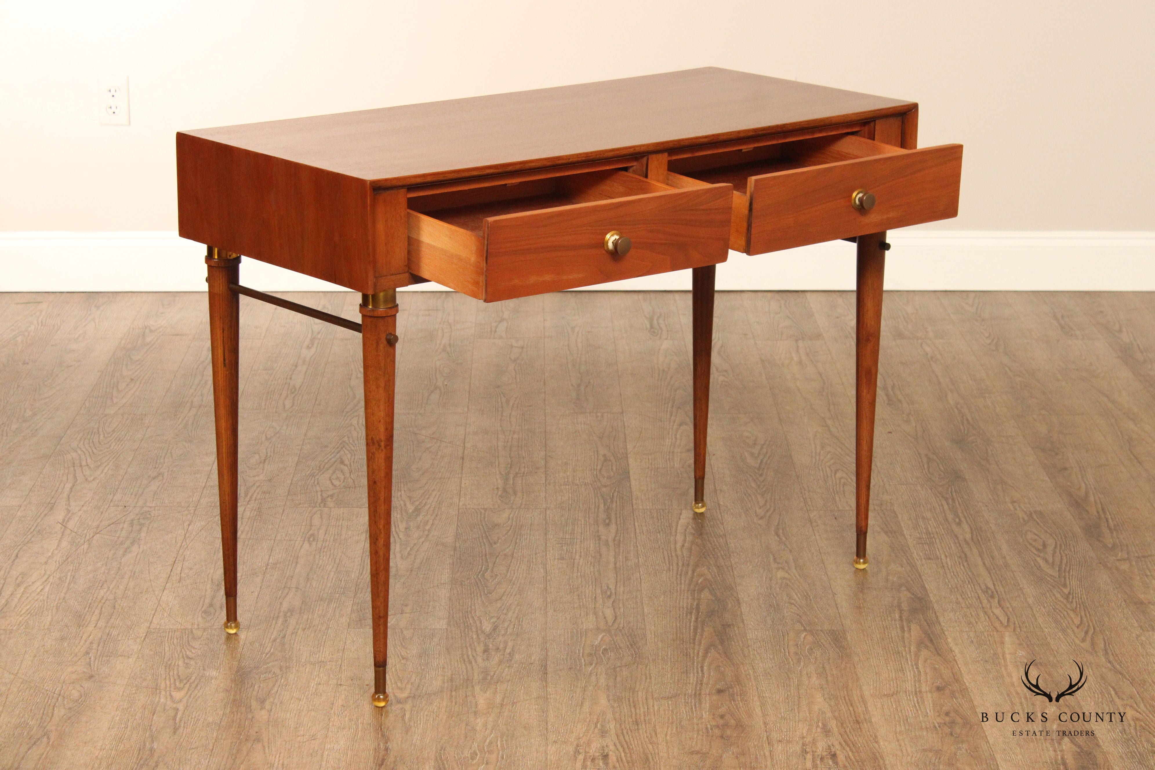 Mid Century Modern Walnut Writing Desk