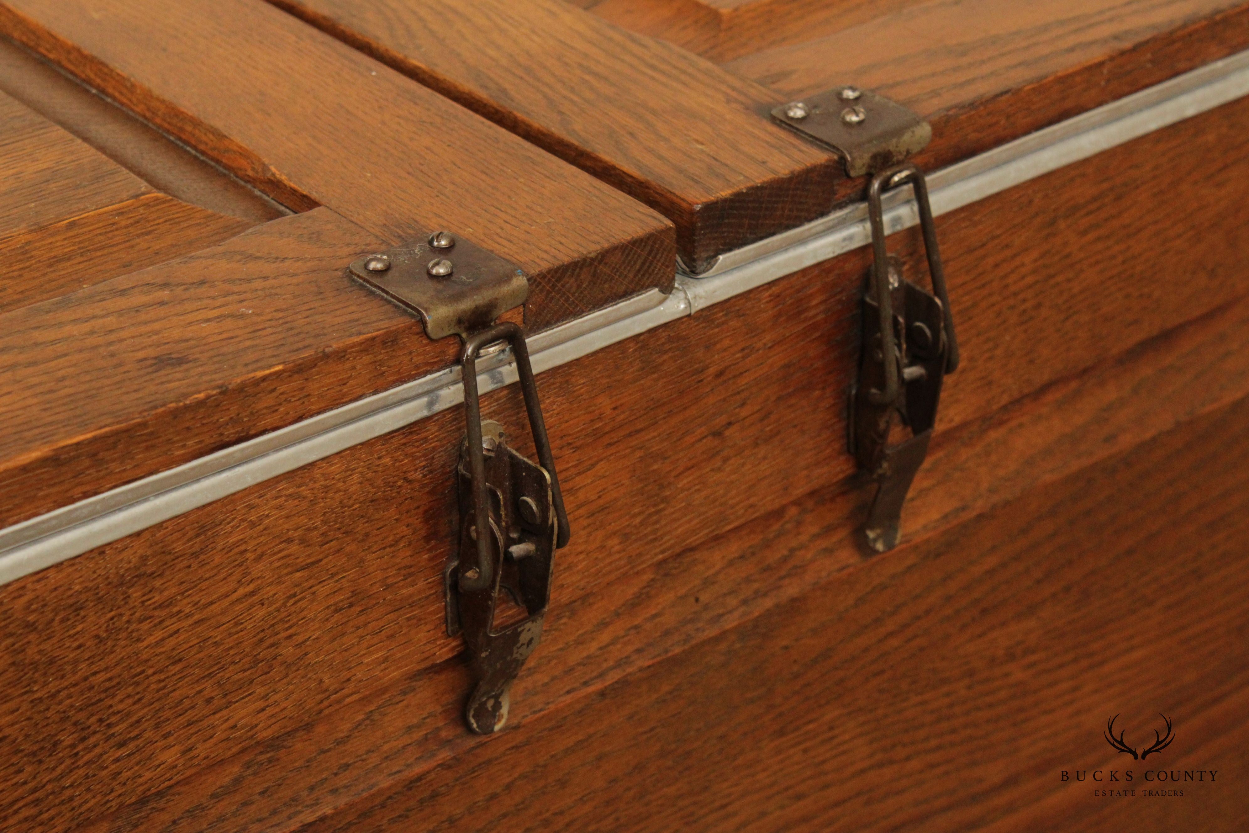 Vintage Oak Insulated Aluminum Food Carrier and Warmer