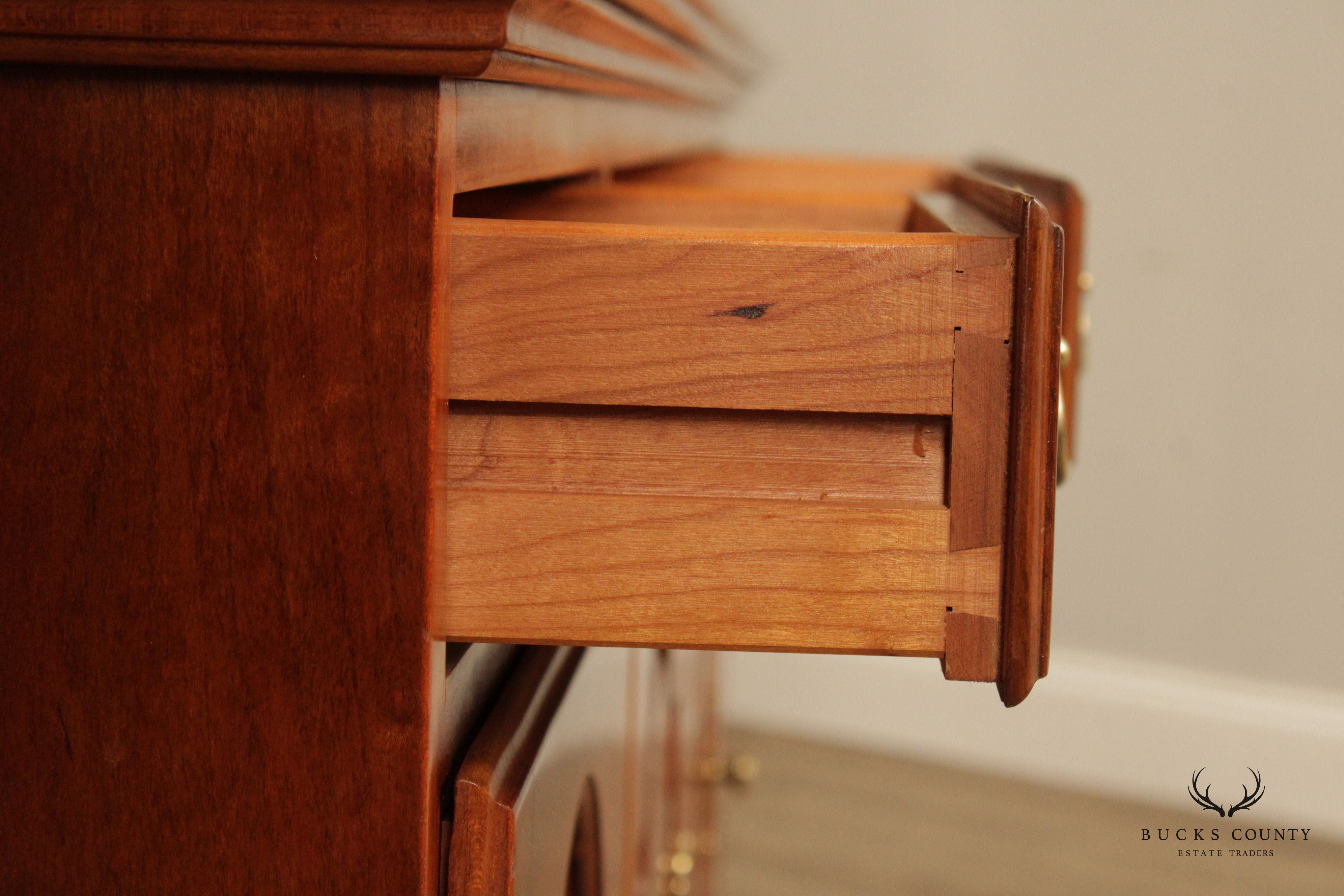 Stickley Chippendale Style Cherry China Cabinet