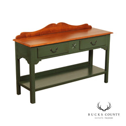 Ethan Allen 'Country Crossings' Painted Maple Sideboard Server