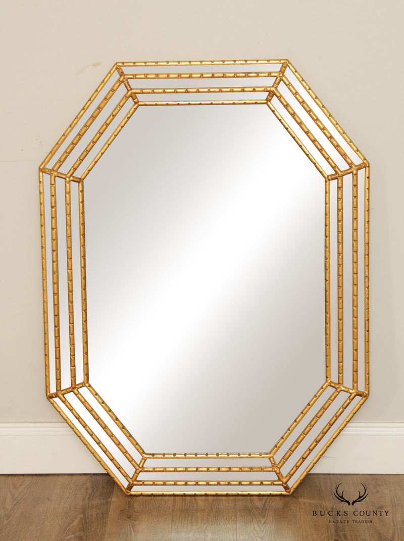 LaBarge Italian Hollywood Regency Gilt Frame Mirror