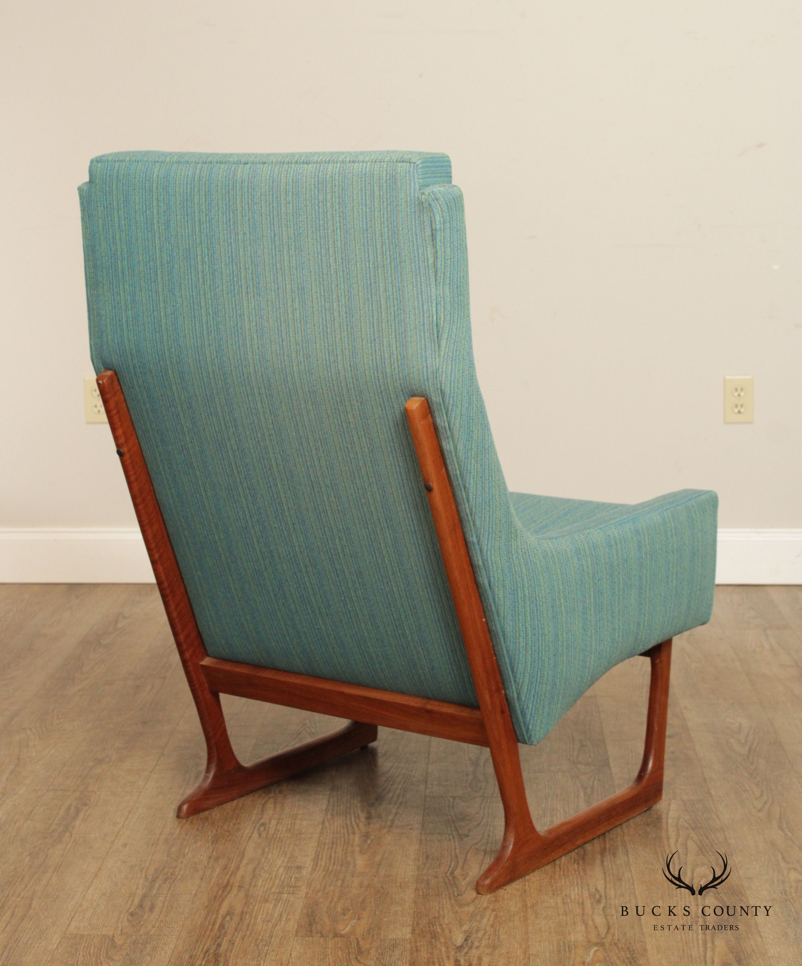 Hans Juergens Danish Modern Lounge Chair & Ottoman