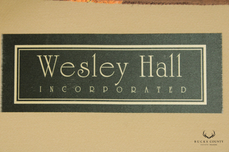 Wesley Hall Pair of Custom Upholstered  Lounge Chairs