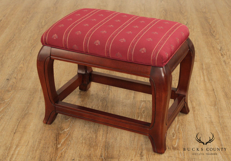 Vintage Pair Asian Influenced Cherry Stools