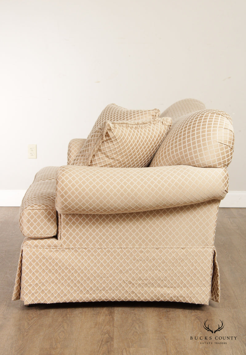 Craftmaster Furniture Custom Upholstered Roll Arm Sofa
