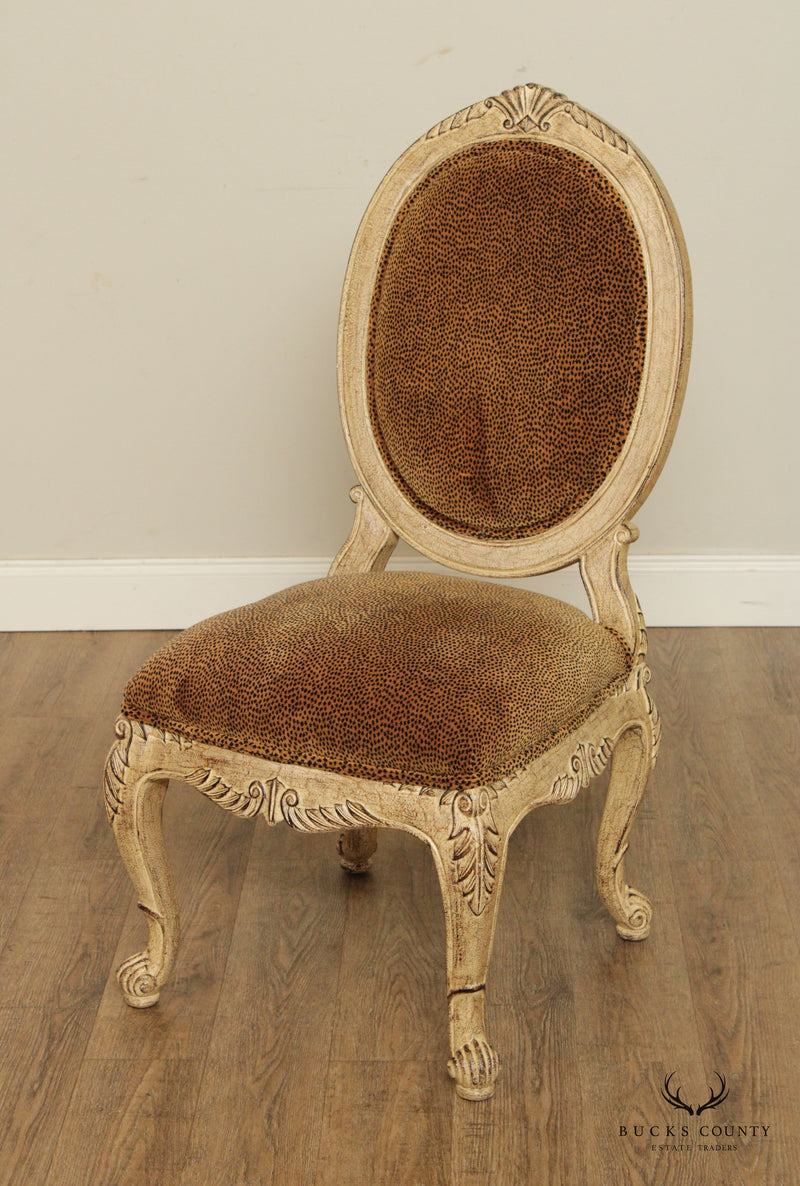 French Provincial Style Set of Four Dining Chairs